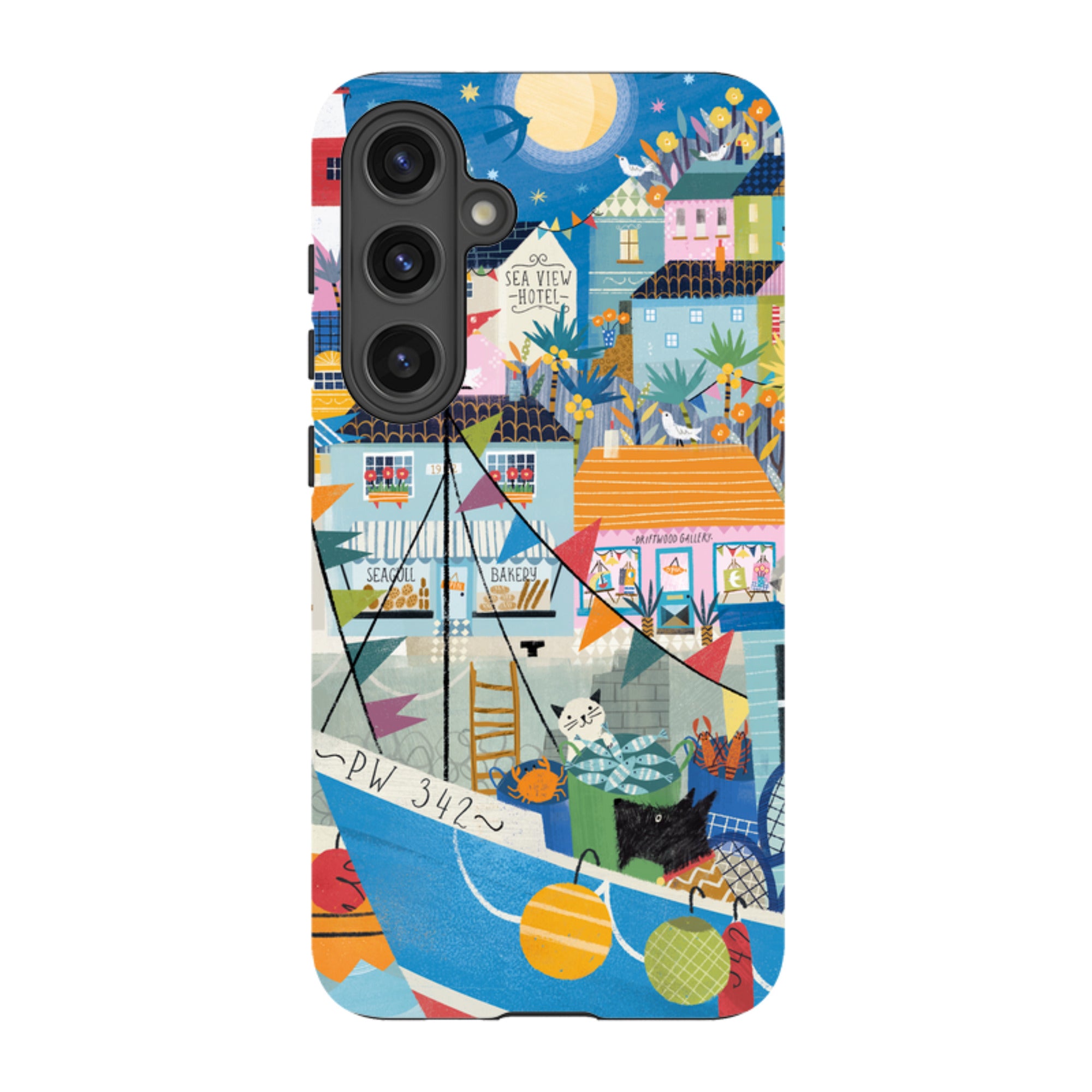Samsung Tough  Case - Night Harbour 2 By Ali Brookes