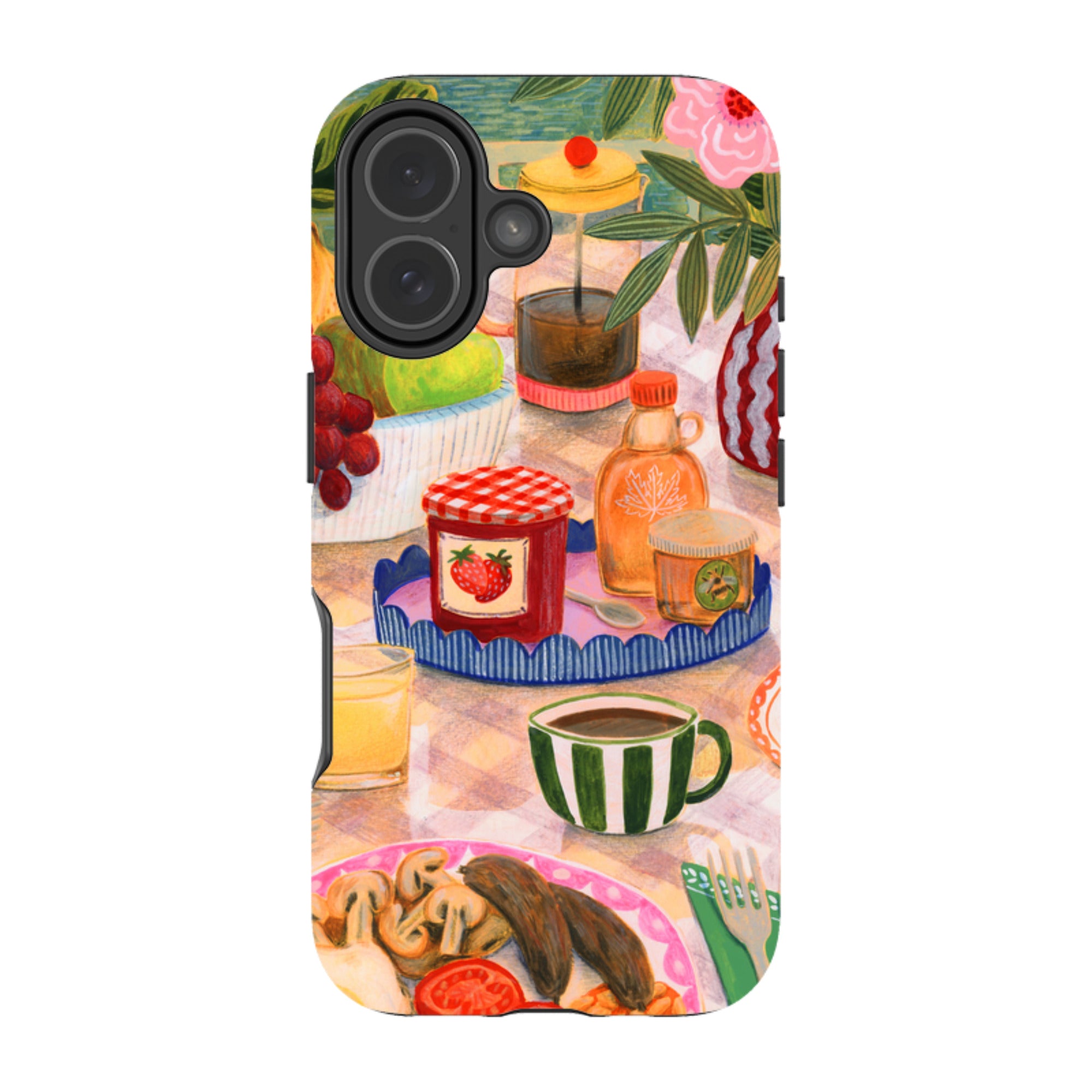 iPhone Tough Case - Holiday Breakfast By Lee Foster Wilson