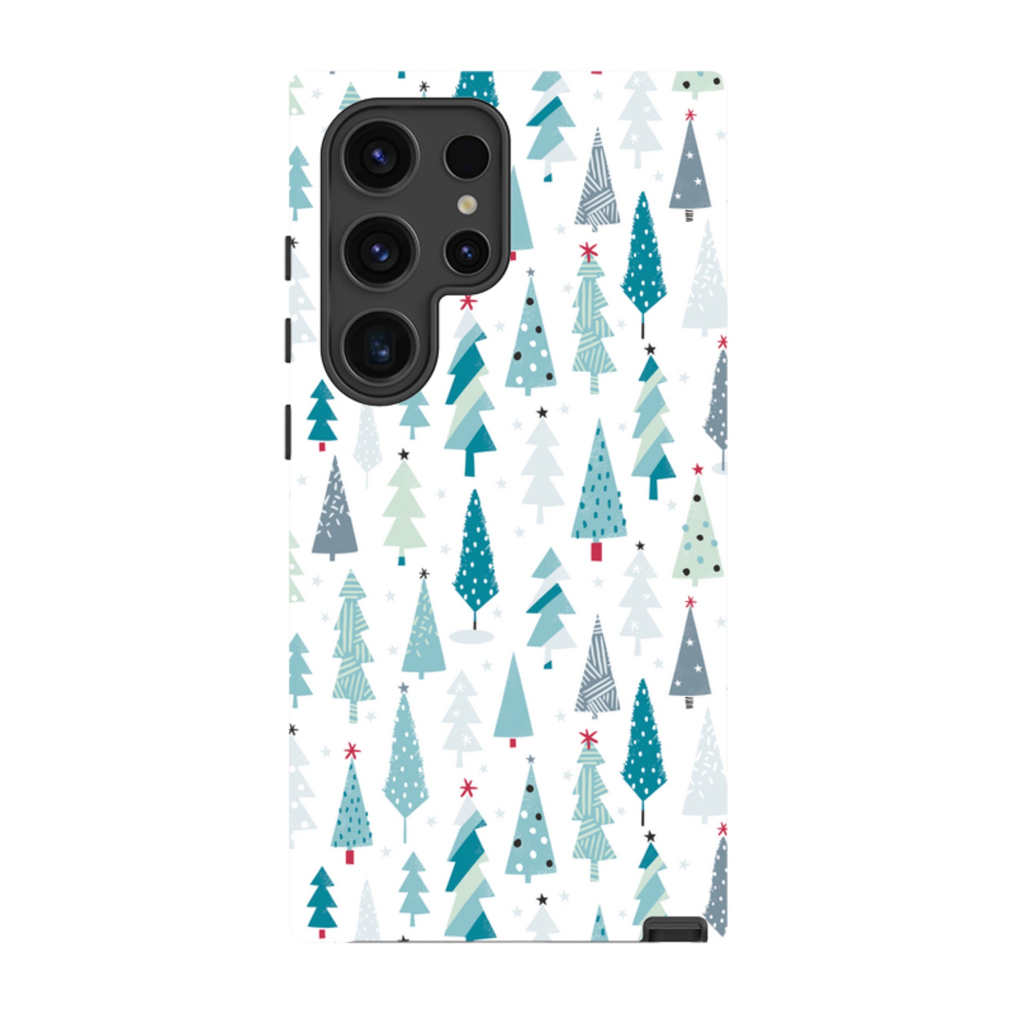 Samsung Tough Case - Little Xmas Trees By Ali Brookes