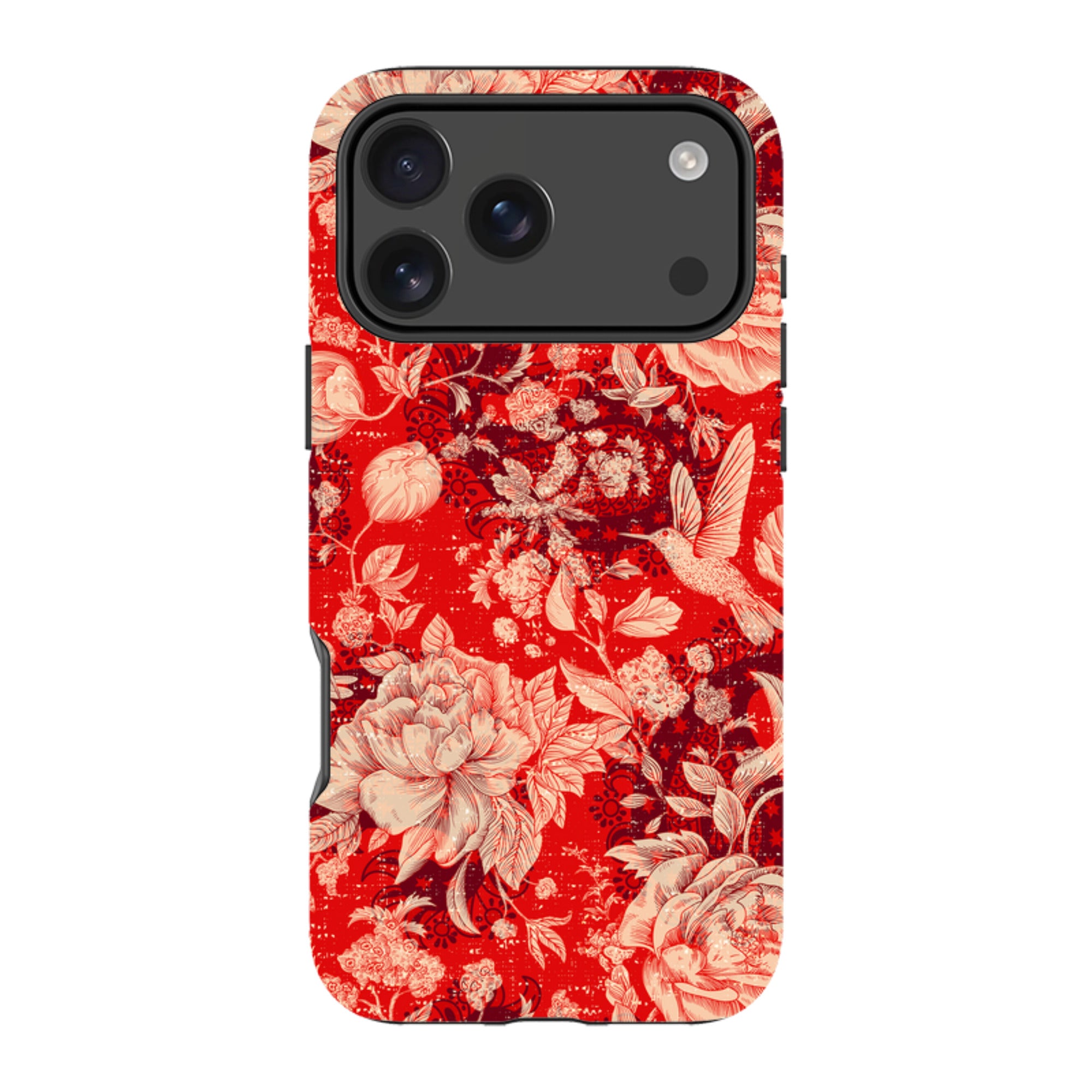 iPhone Tough Case - Red Peonies