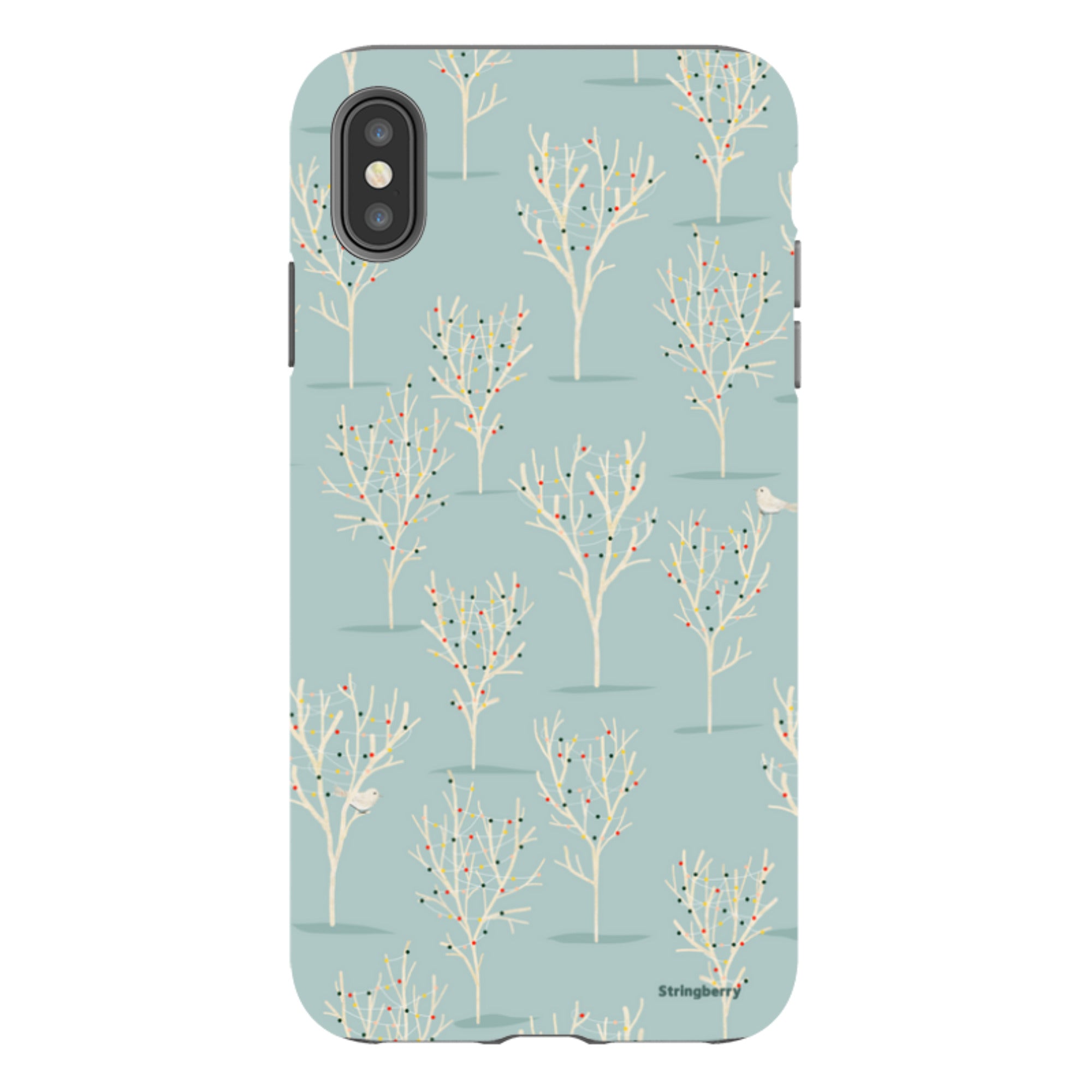 iPhone Tough Case - Winter Forest By Katherine Quinn