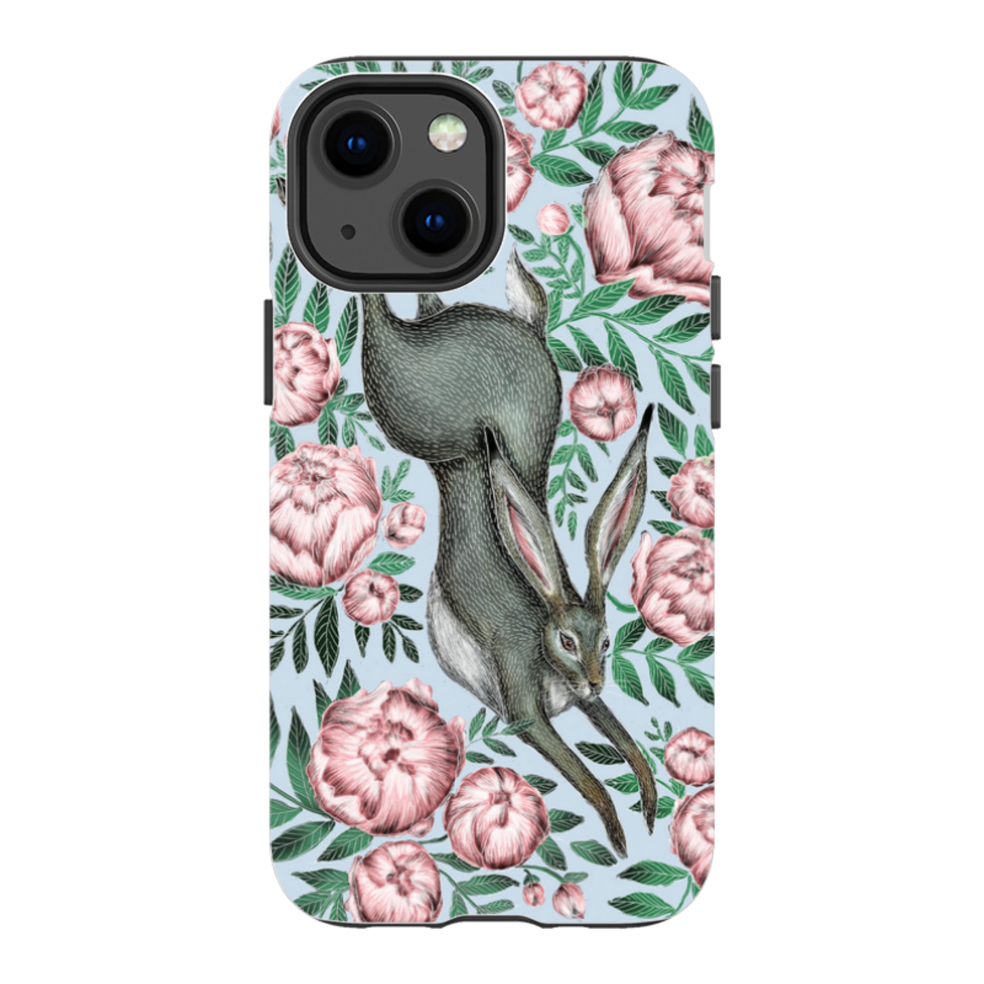 iPhone Tough Case - Hare And Peonies By Catherine Rowe
