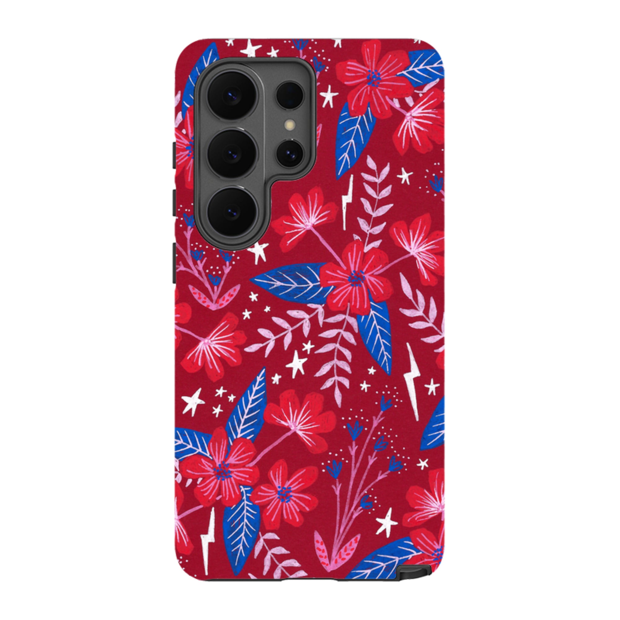 Samsung Tough Case - Red Moon Garden By Lee Foster Wilson