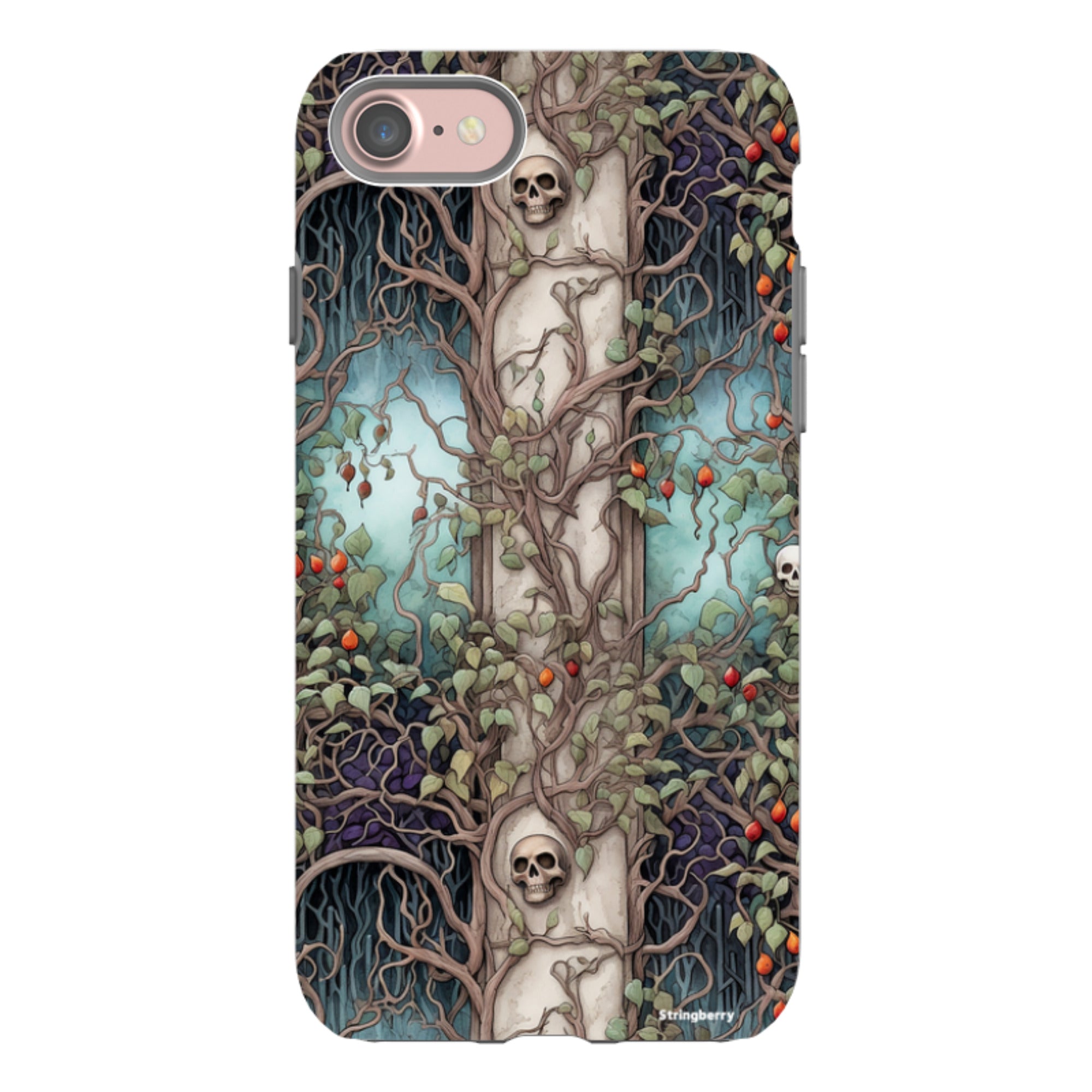 iPhone Tough Case - Skull Trees