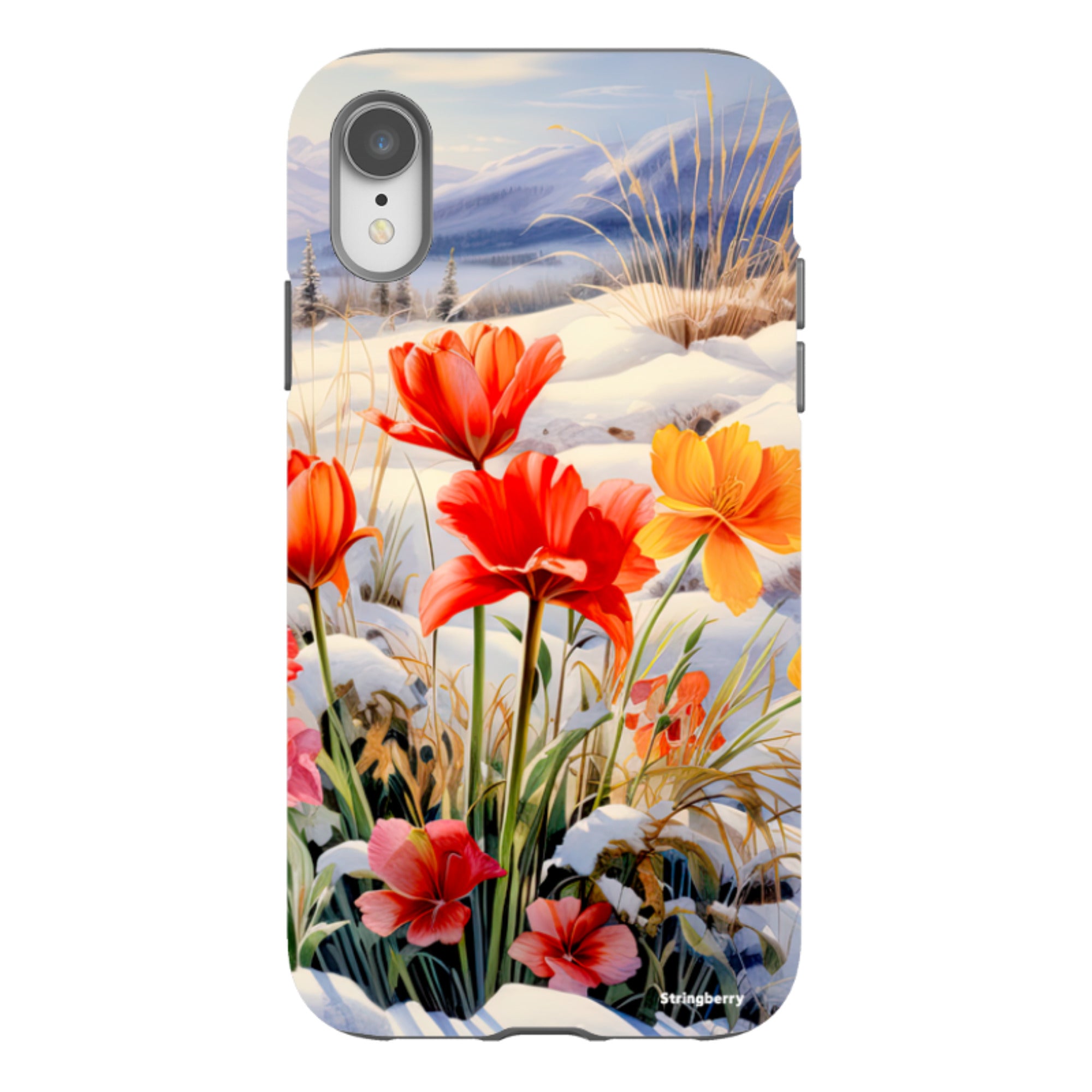 iPhone Tough Case - Winter Wild Flowers III
