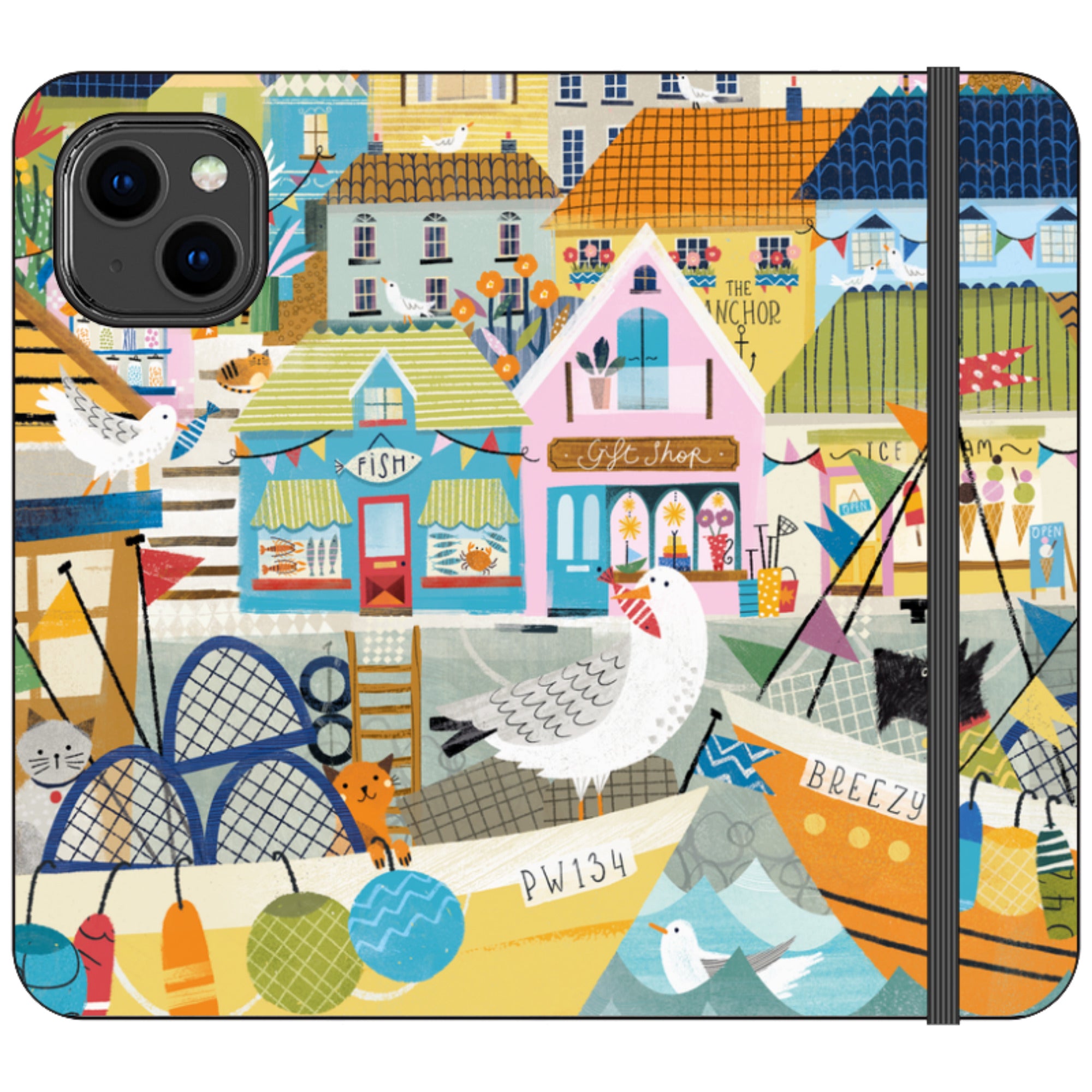 Harbour Wallet Case By Ali Brookes