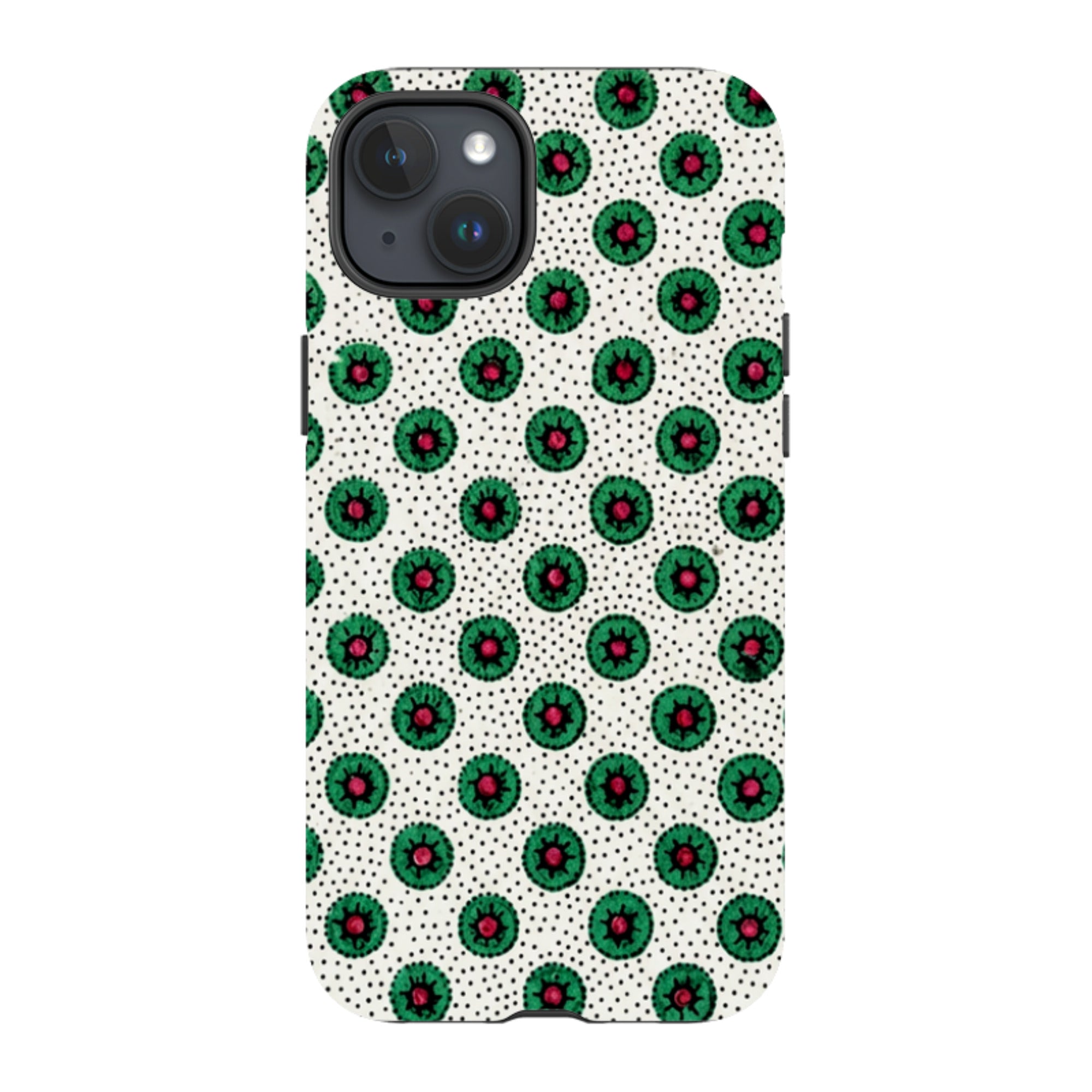 iPhone Tough Case - Green Medallion