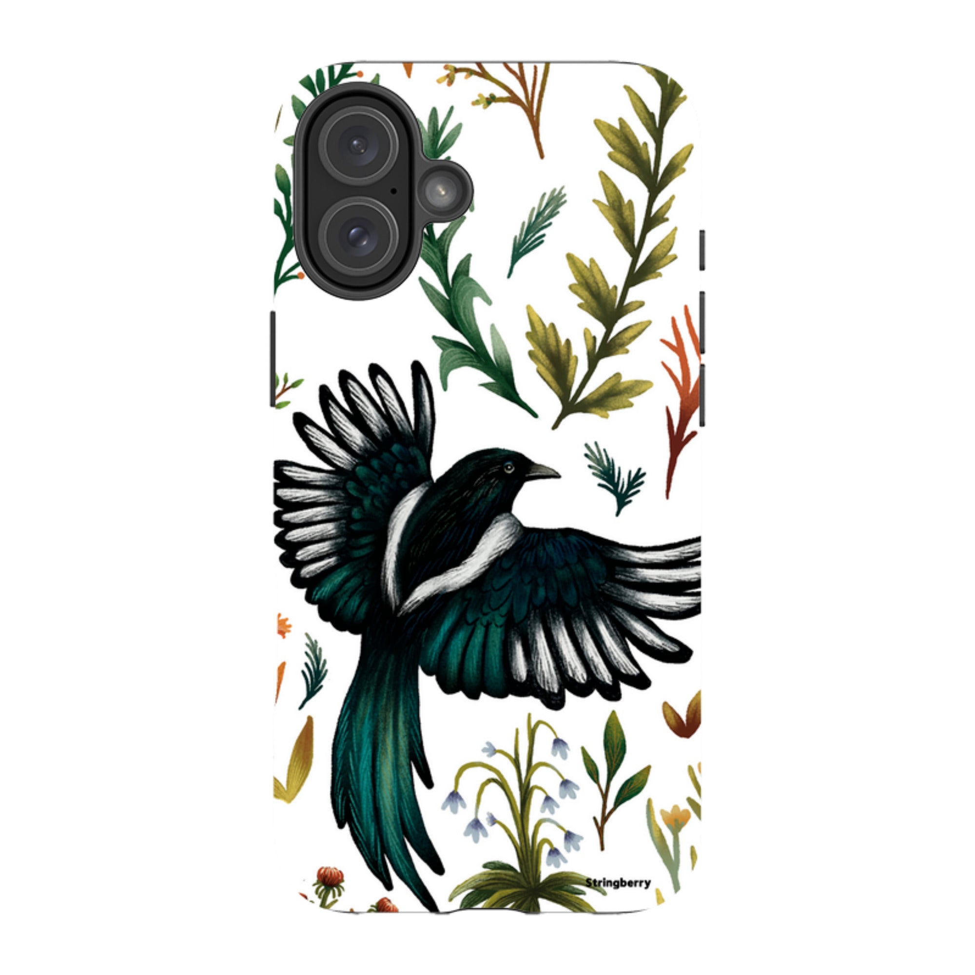iPhone MagSafe Tough Case - Magpie By Anna Stead