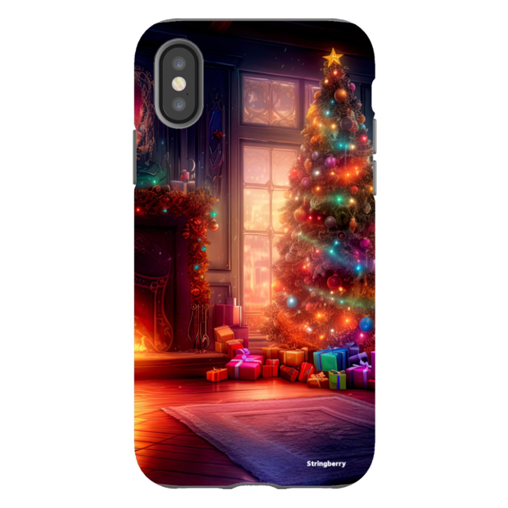 iPhone Tough Case - Holly Jolly Christmas III