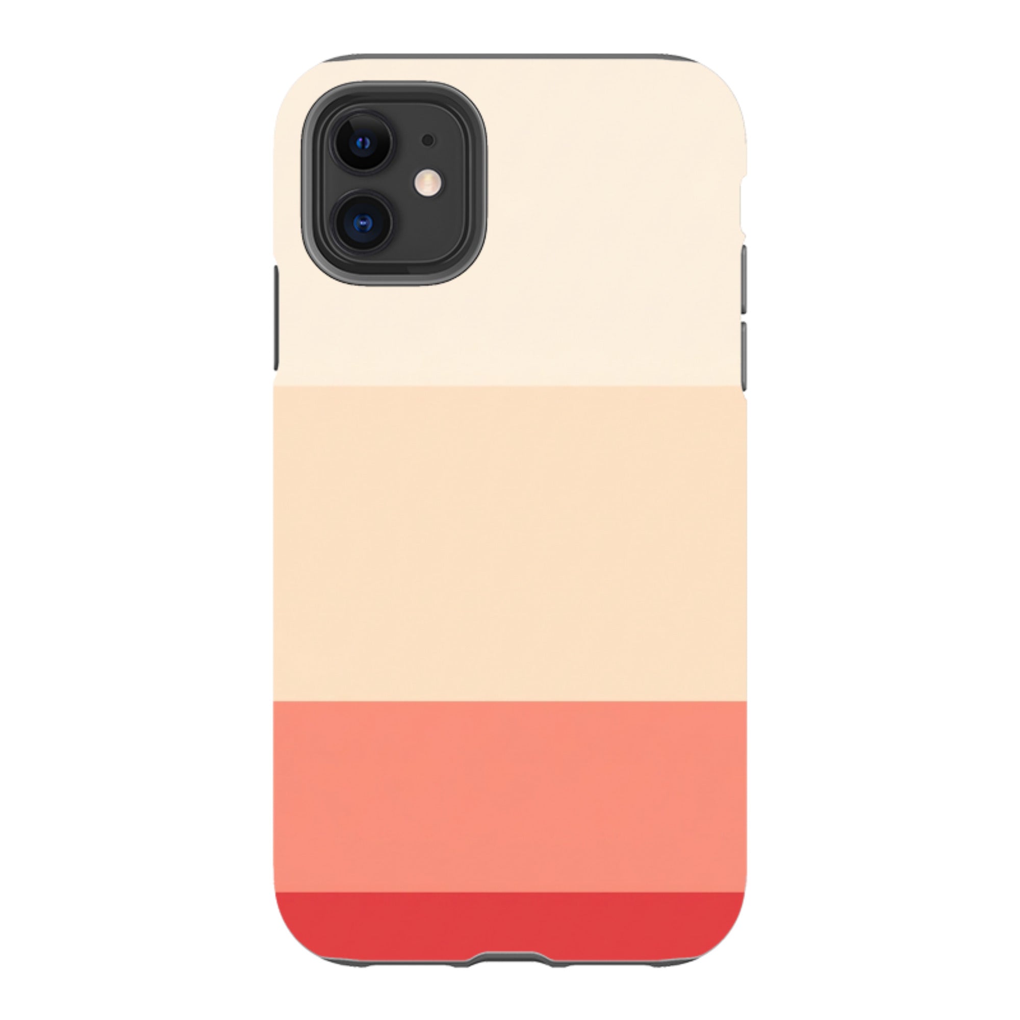 iPhone Tough Case - Crimson Red Gradient