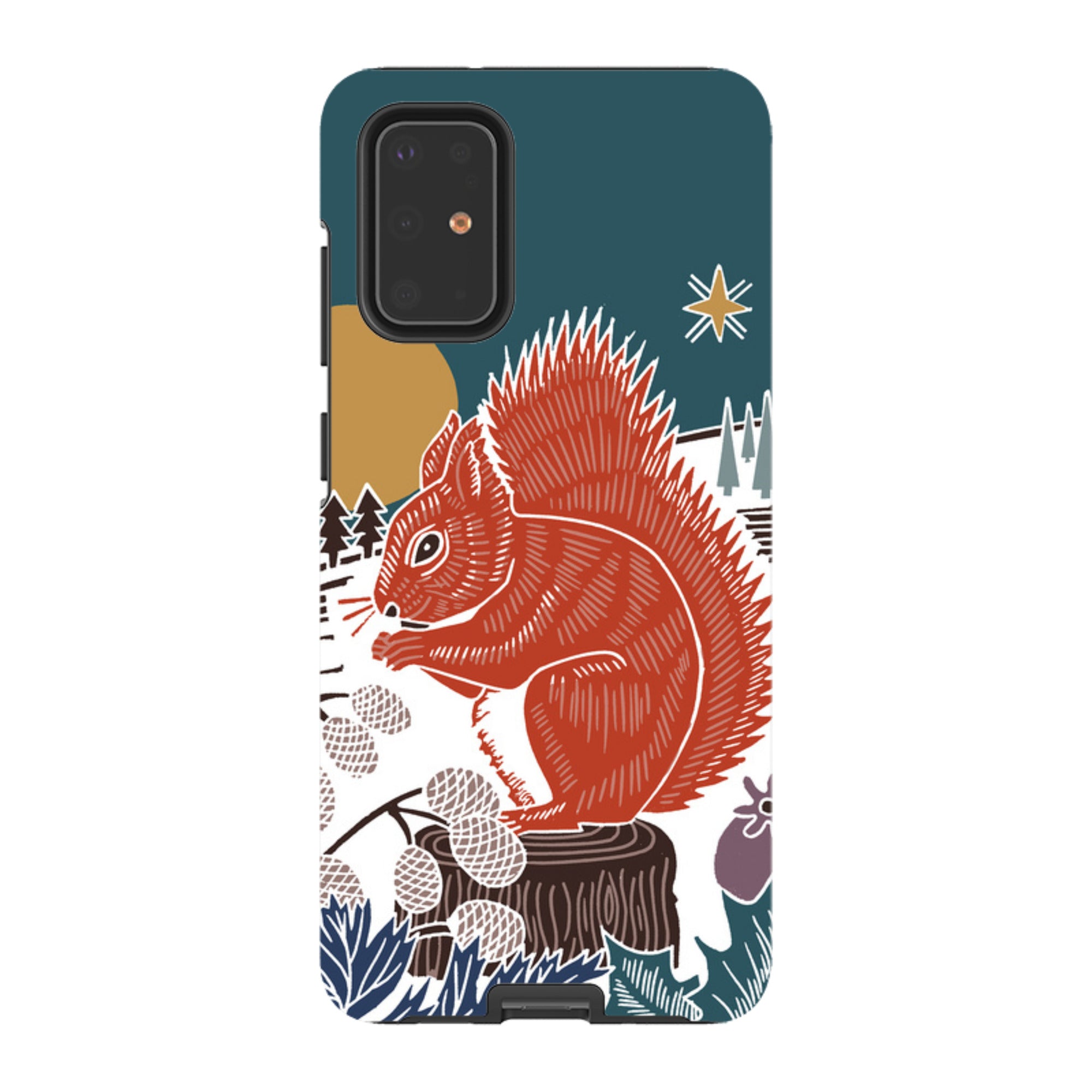 Samsung Tough Case - Winter Squirrel By Kate Heiss