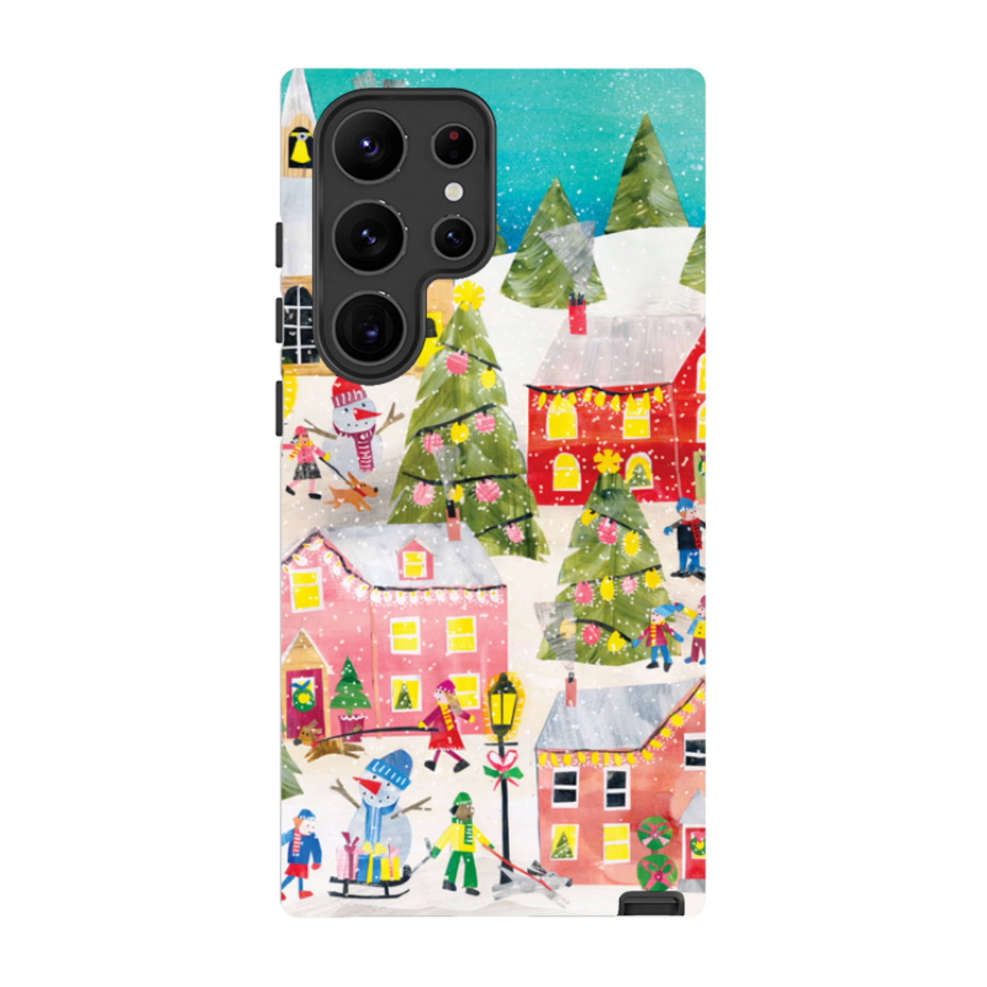 Samsung Tough Case - Winter Village By Tracey English