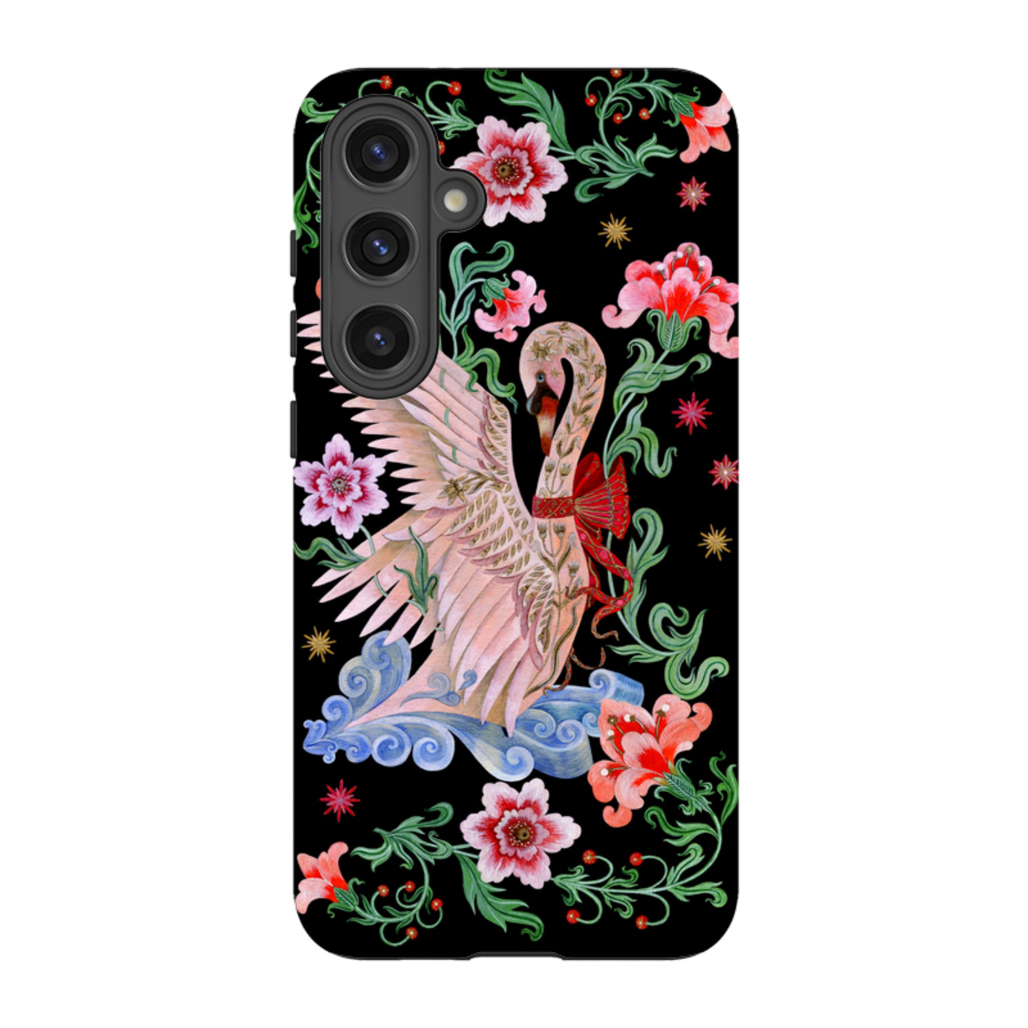Samsung Tough  Case - Seven Swans A Swimming By Maria Matos