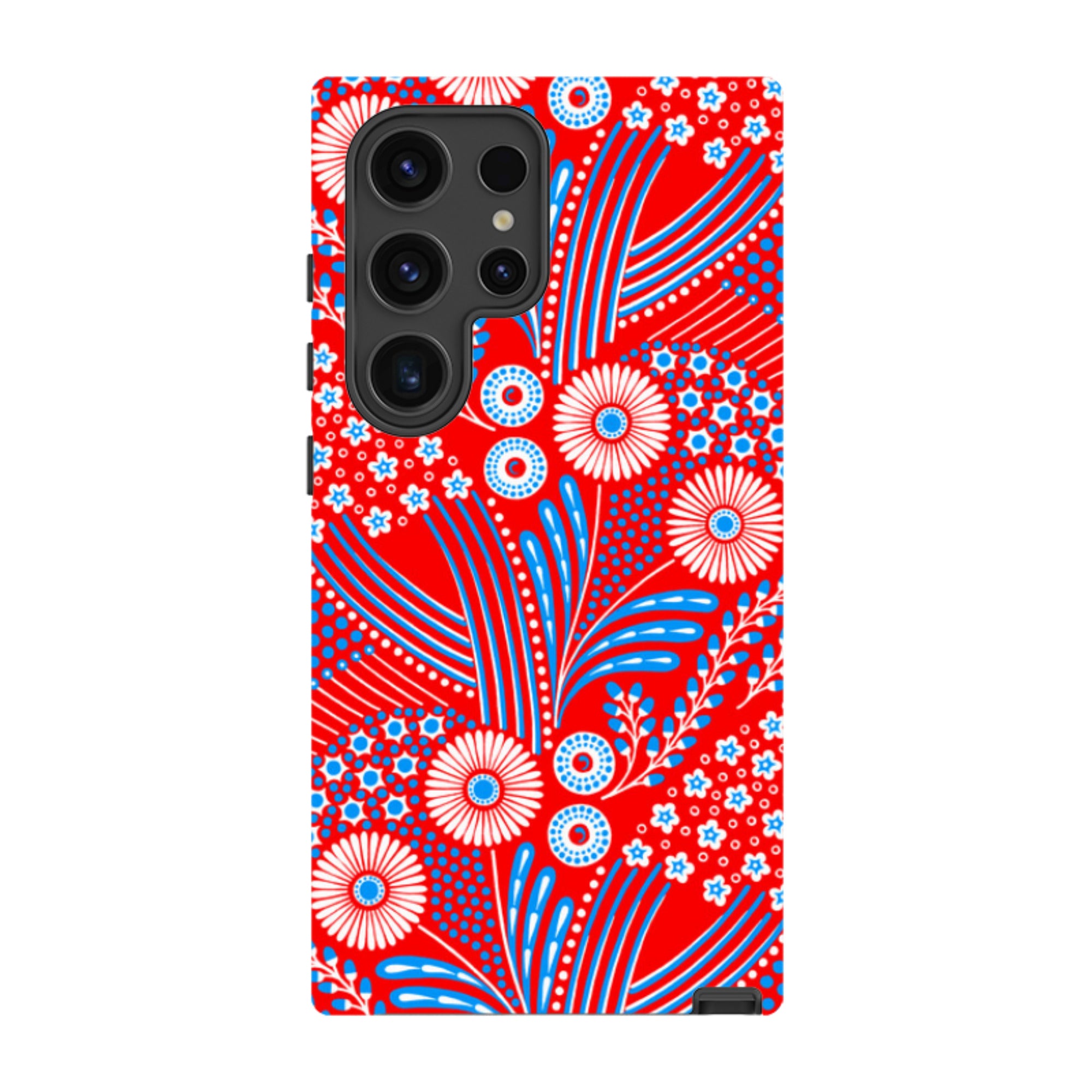 Samsung Tough Case - Red Bouquet By Cressida Bell