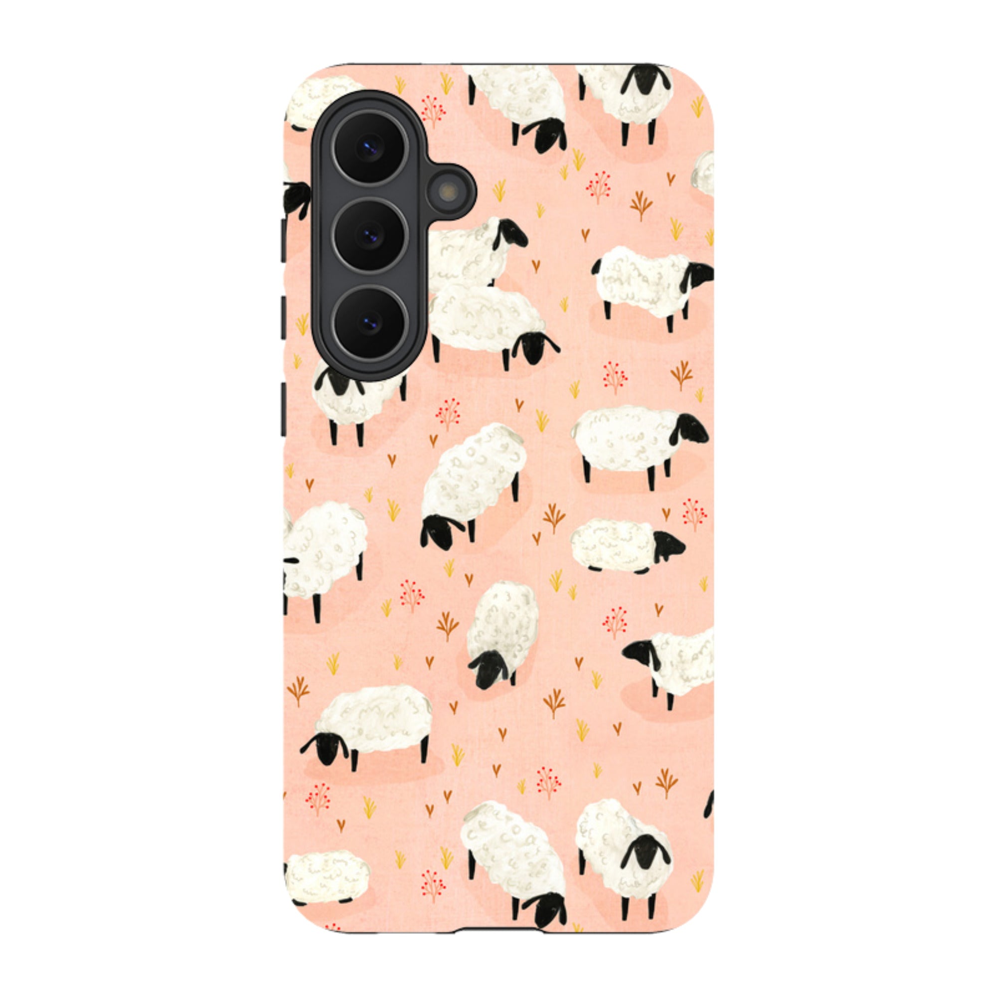 Samsung Tough Case - Sheep Pink By Katherine Quinn