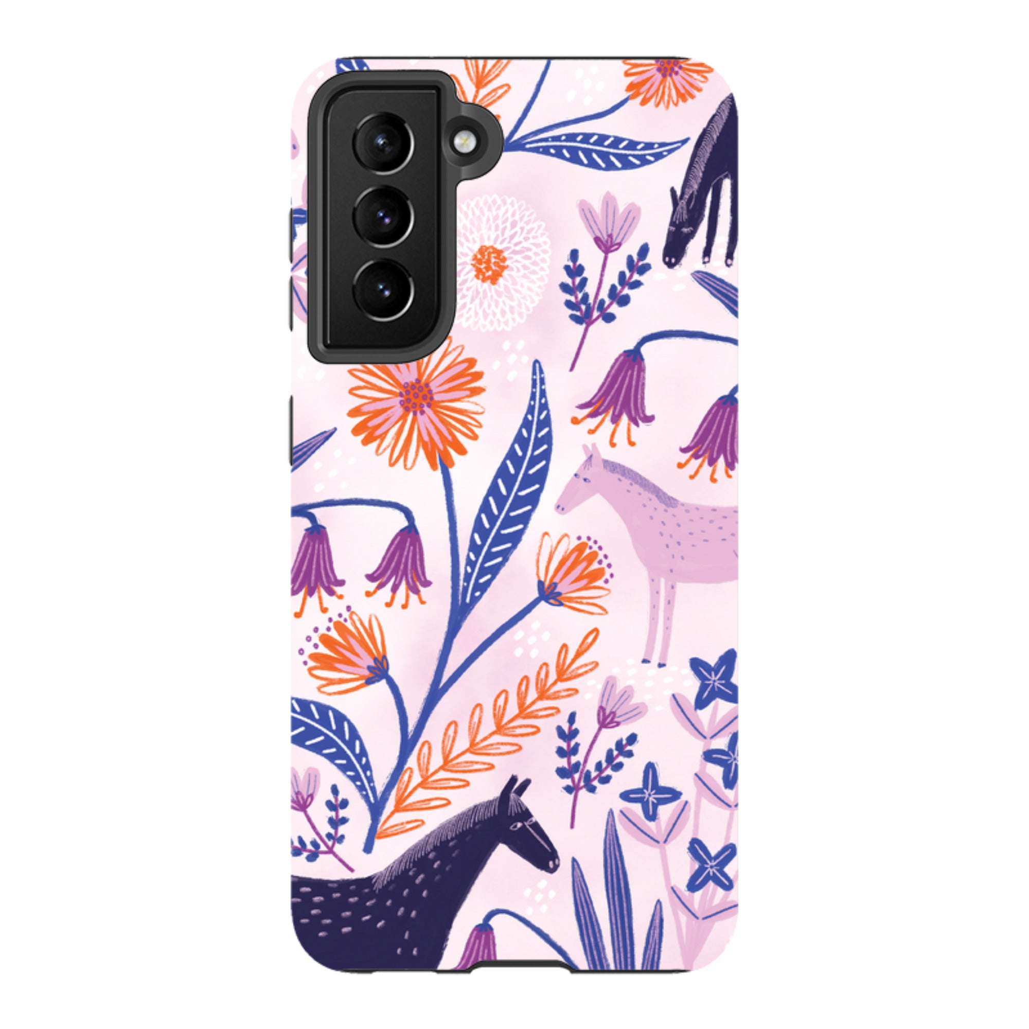 Samsung Tough Case - Wild Ponies Pink By Lee Foster Wilson