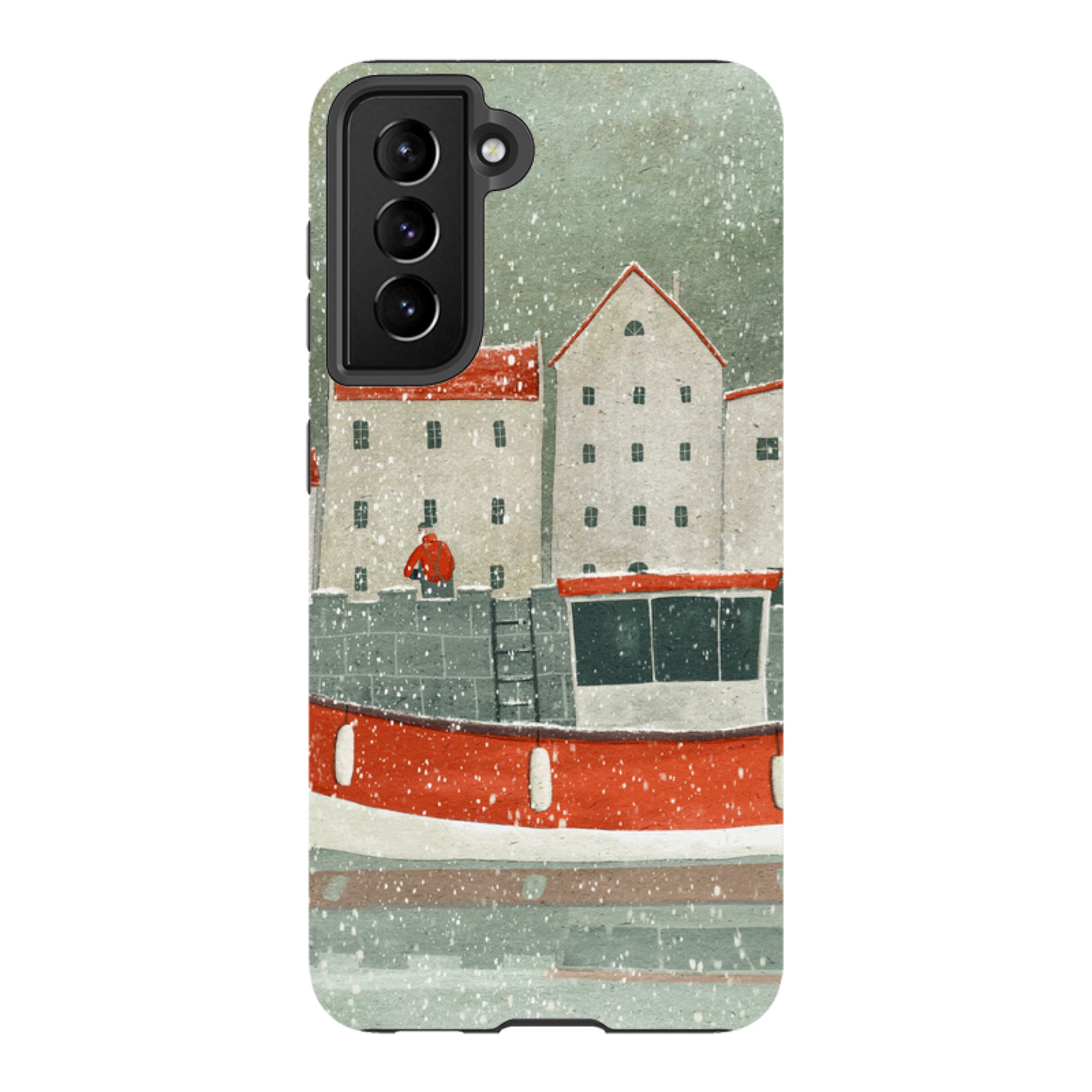 Samsung Tough Case - Christmas Harbour By Maja Lindberg