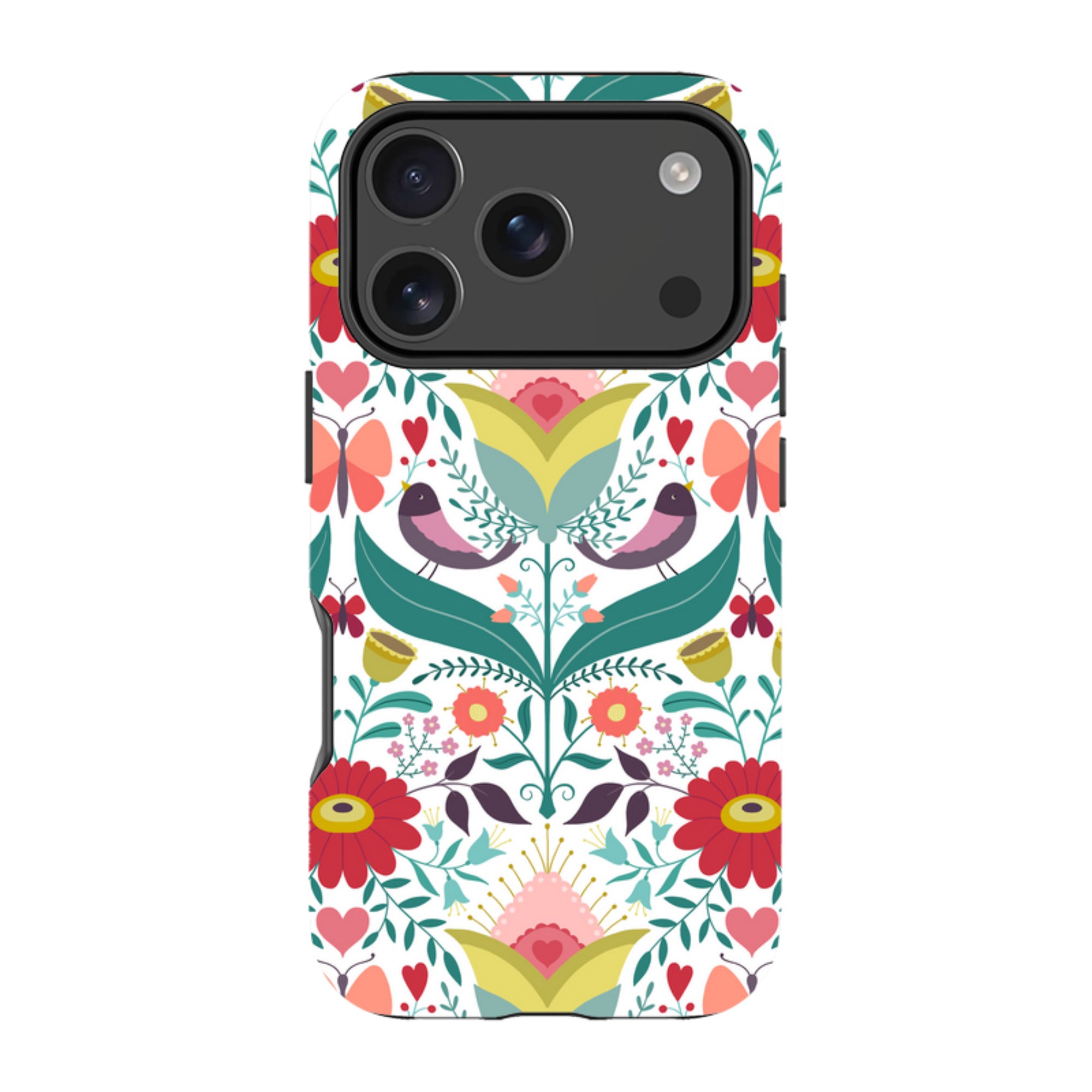 iPhone Tough Case - Bird Pattern IV By Suzy Taylor