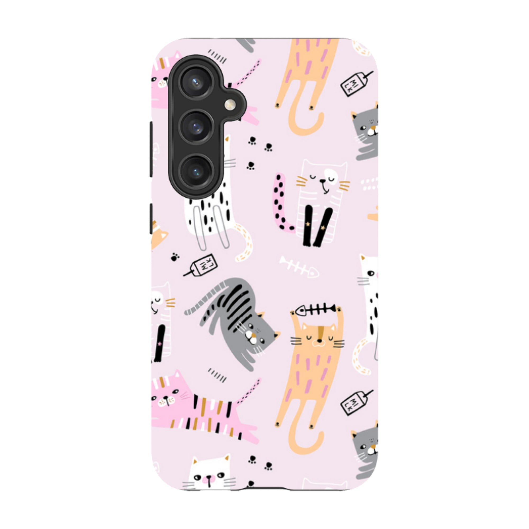 Samsung Tough Case - Cat And Bone Pink
