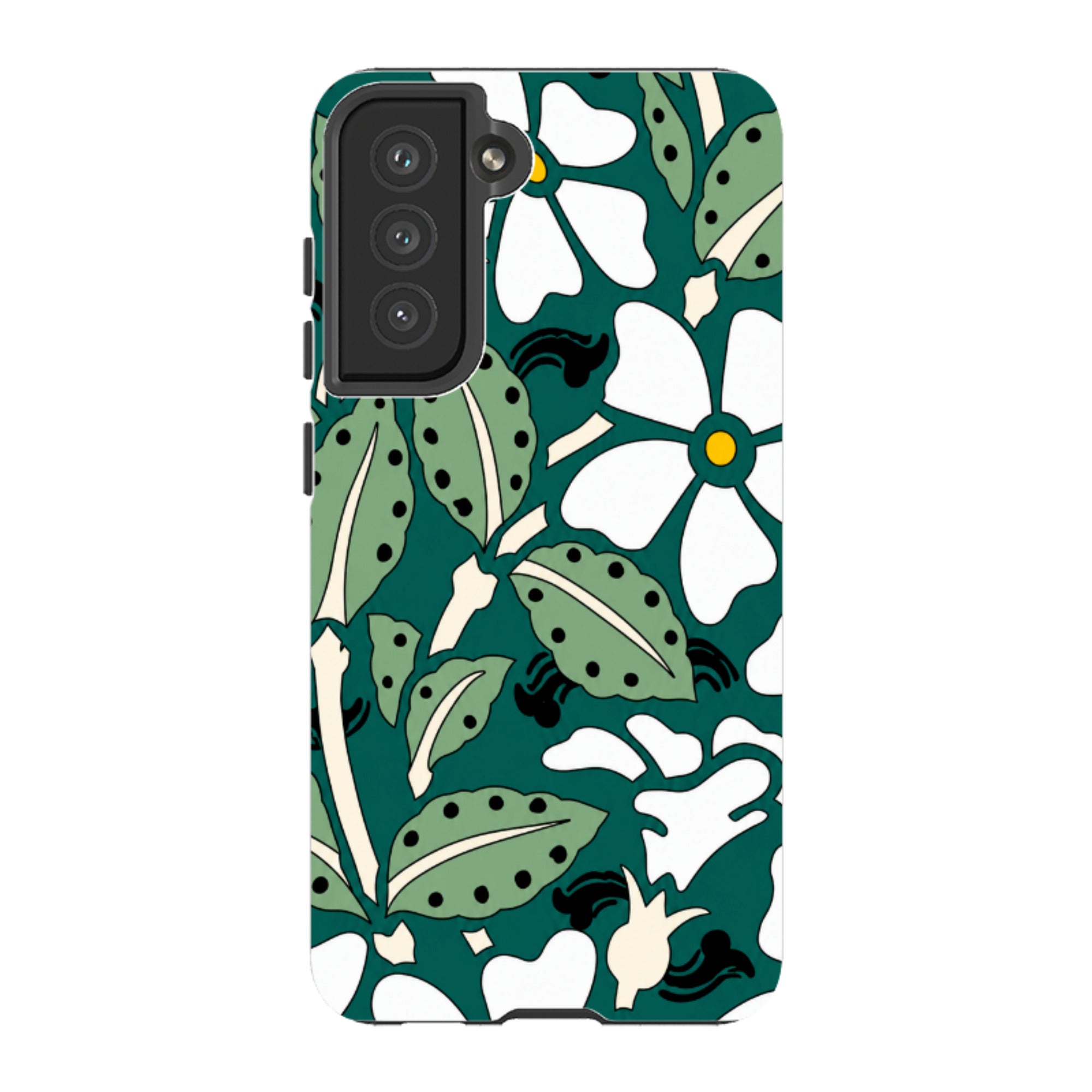Samsung Tough Case - Vintage Woodblock Print