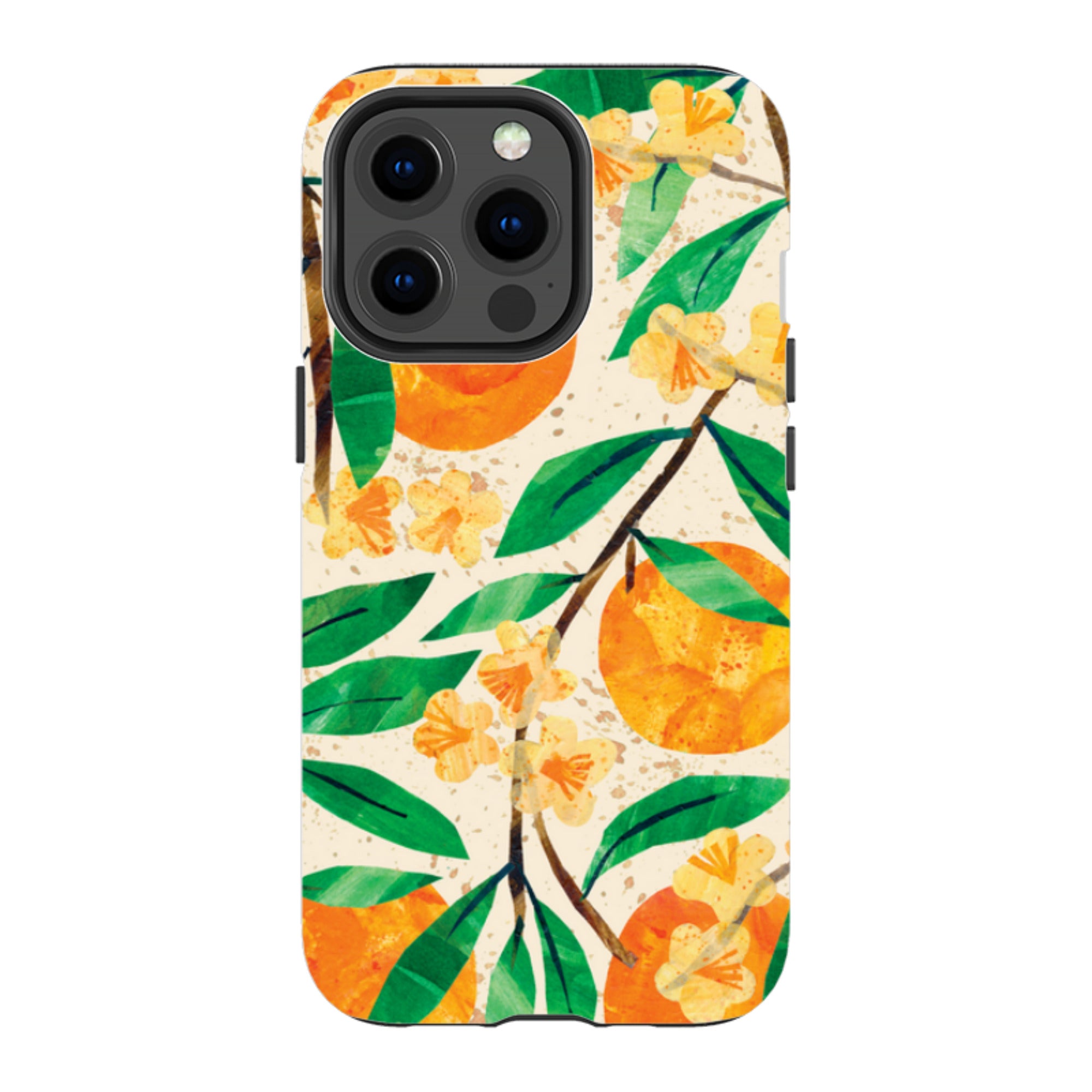iPhone MagSafe Tough Case - Orange Blossom By Tracey English