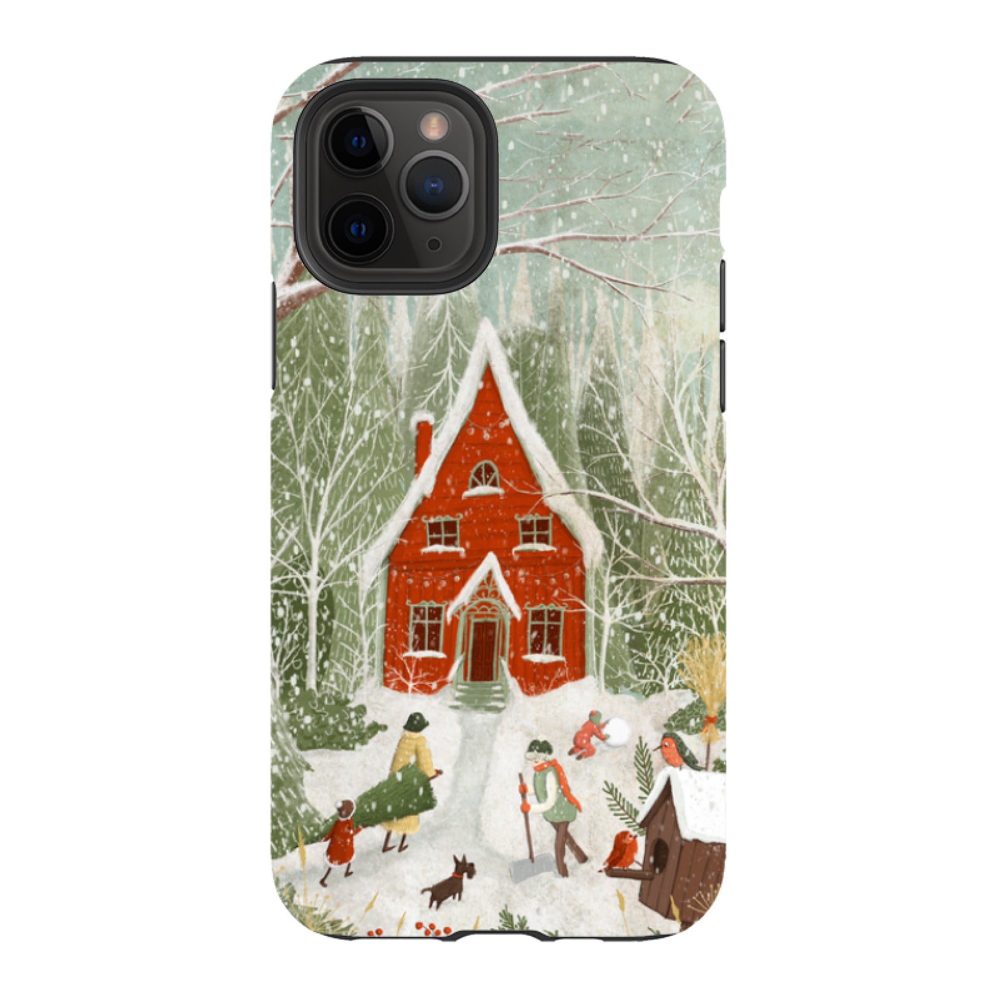 iPhone Tough Case -Christmas Garden Day By Maja Lindberg