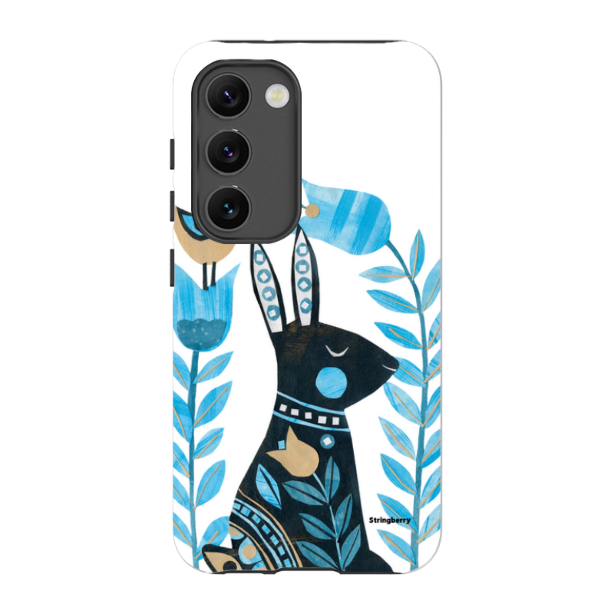 Samsung Tough Case - Folk Rabbit By Tracey English