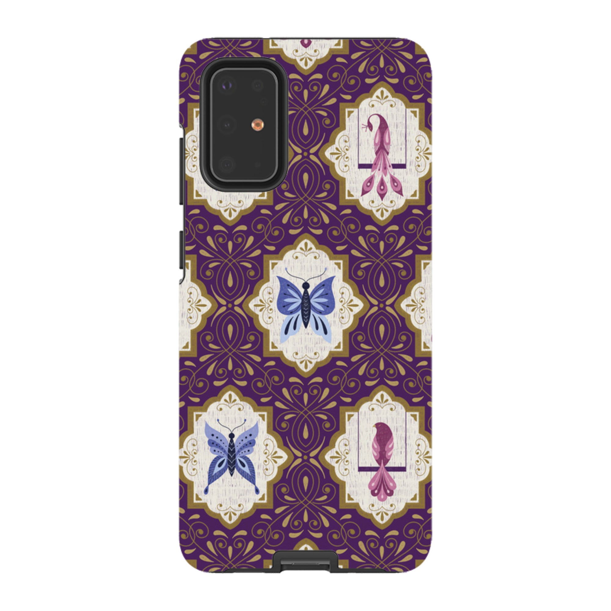 Samsung Tough Case - Wingframes Purple By Jenny Zemanek