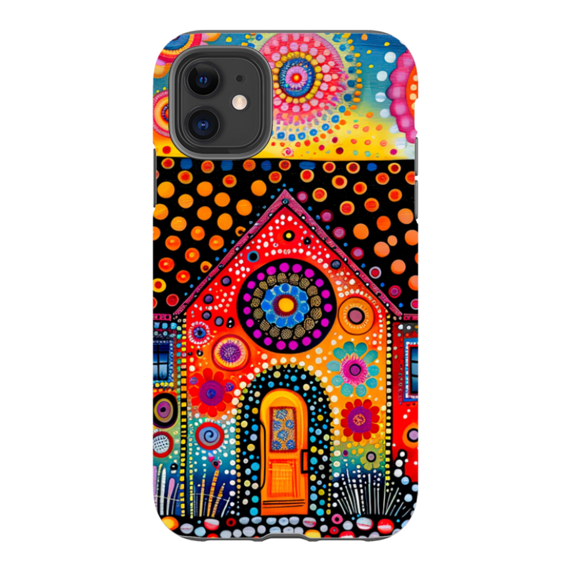 iPhone Case - Folk Art House IV