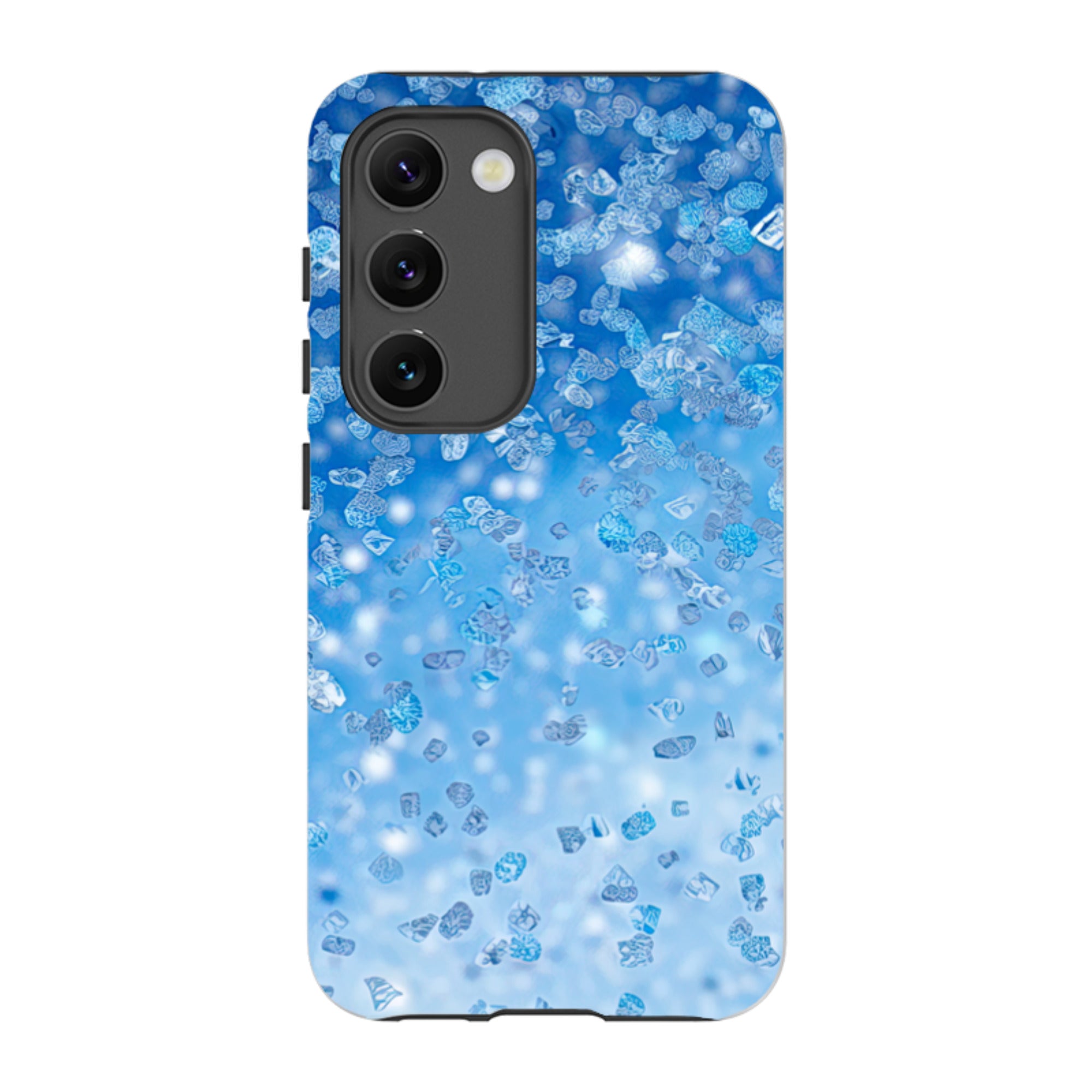 Samsung Tough Case - Blue Glitter (Case Does Not Glitter)