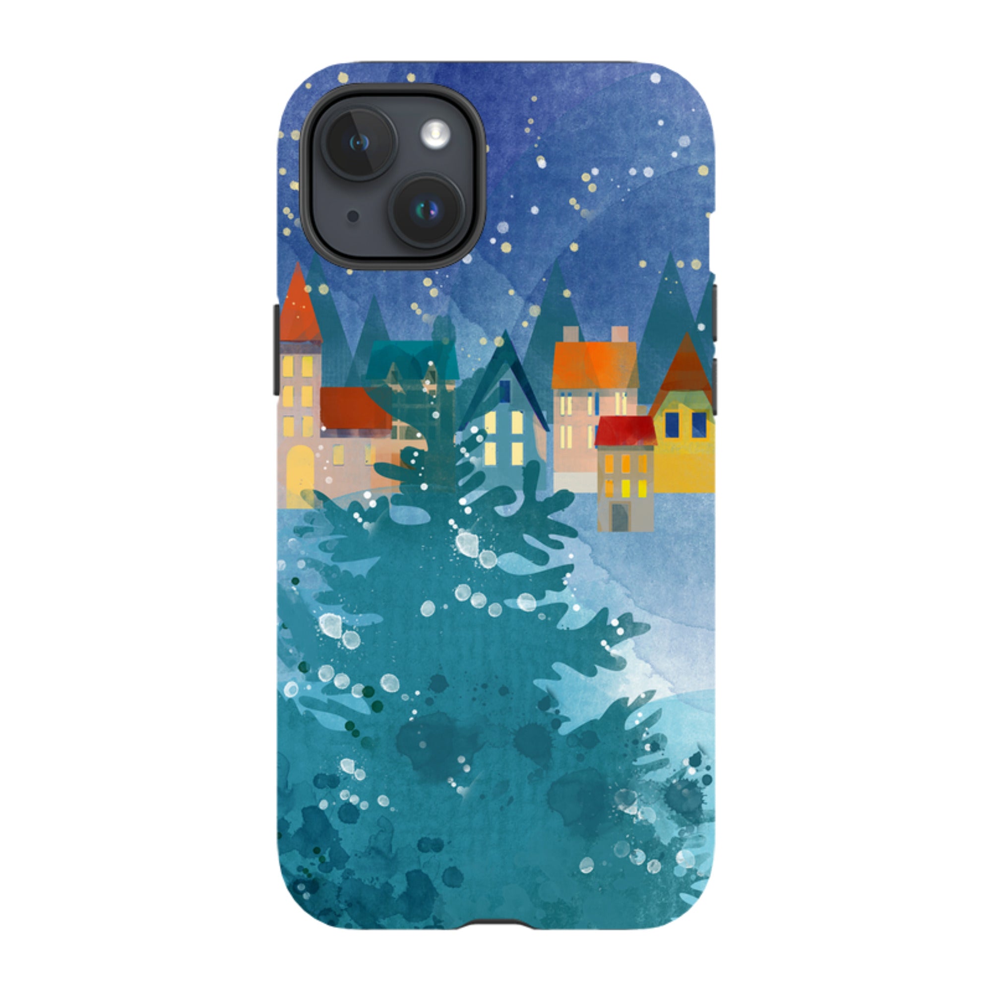 iPhone Tough Case - Winter Town