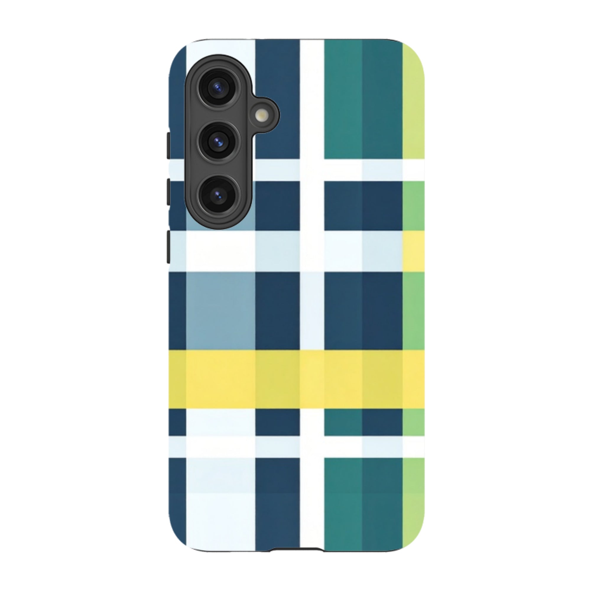 Samsung Tough Case -Forest Gingham
