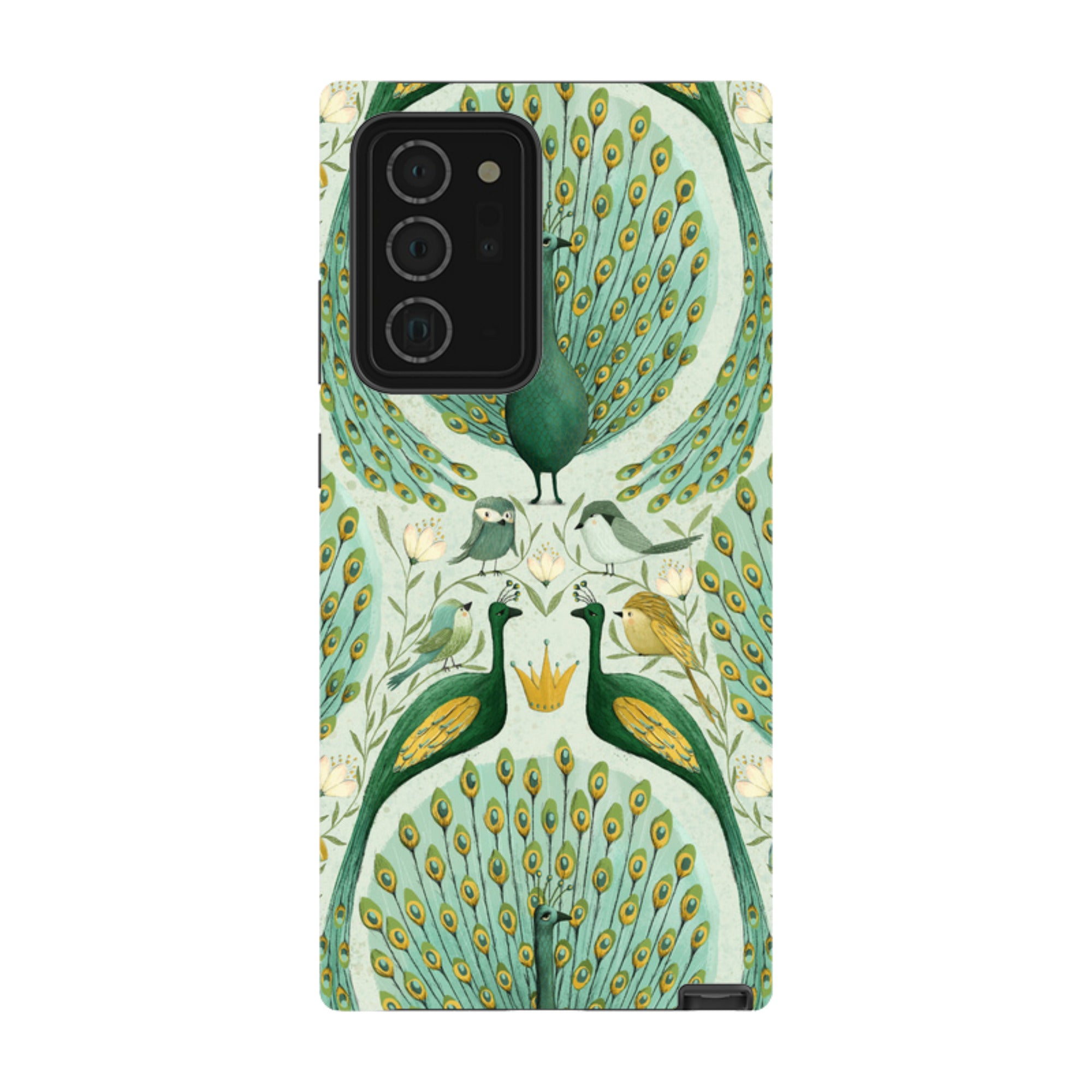Samsung Tough Case - Peacock Pattern By Maja Lindberg
