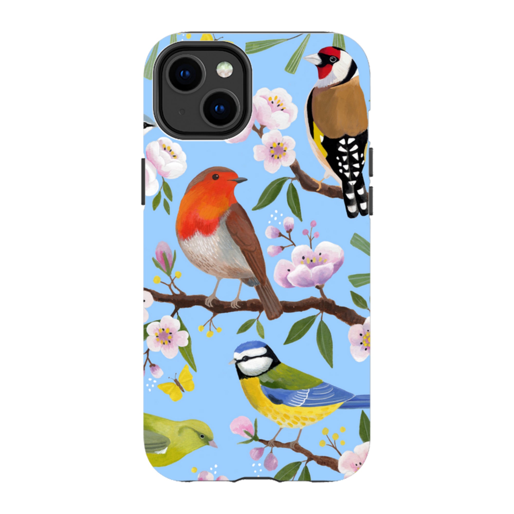 iPhone Tough Case - Garden Birds By Bex Parkin