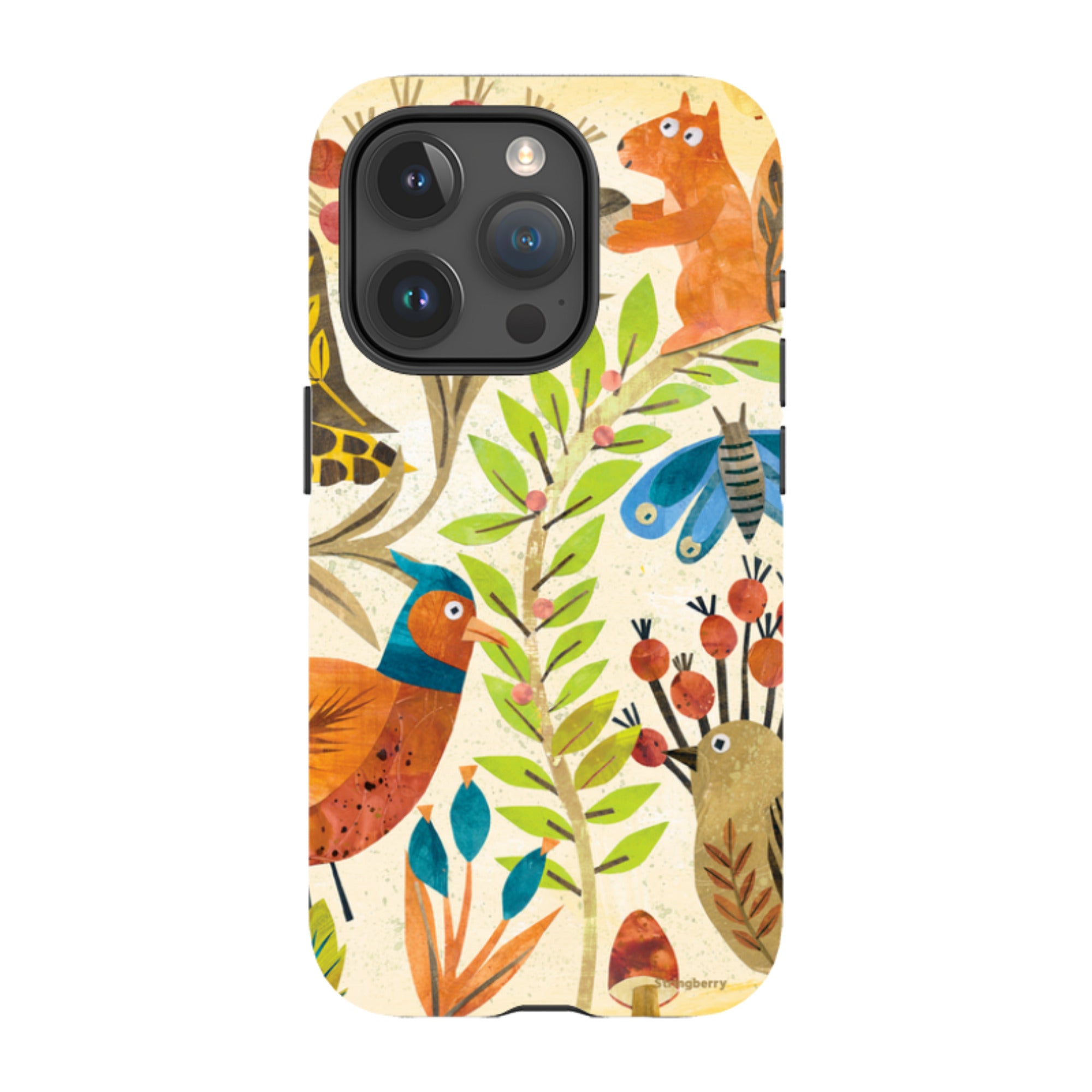 iPhone Tough Case - Woodland Friends By Tracey English