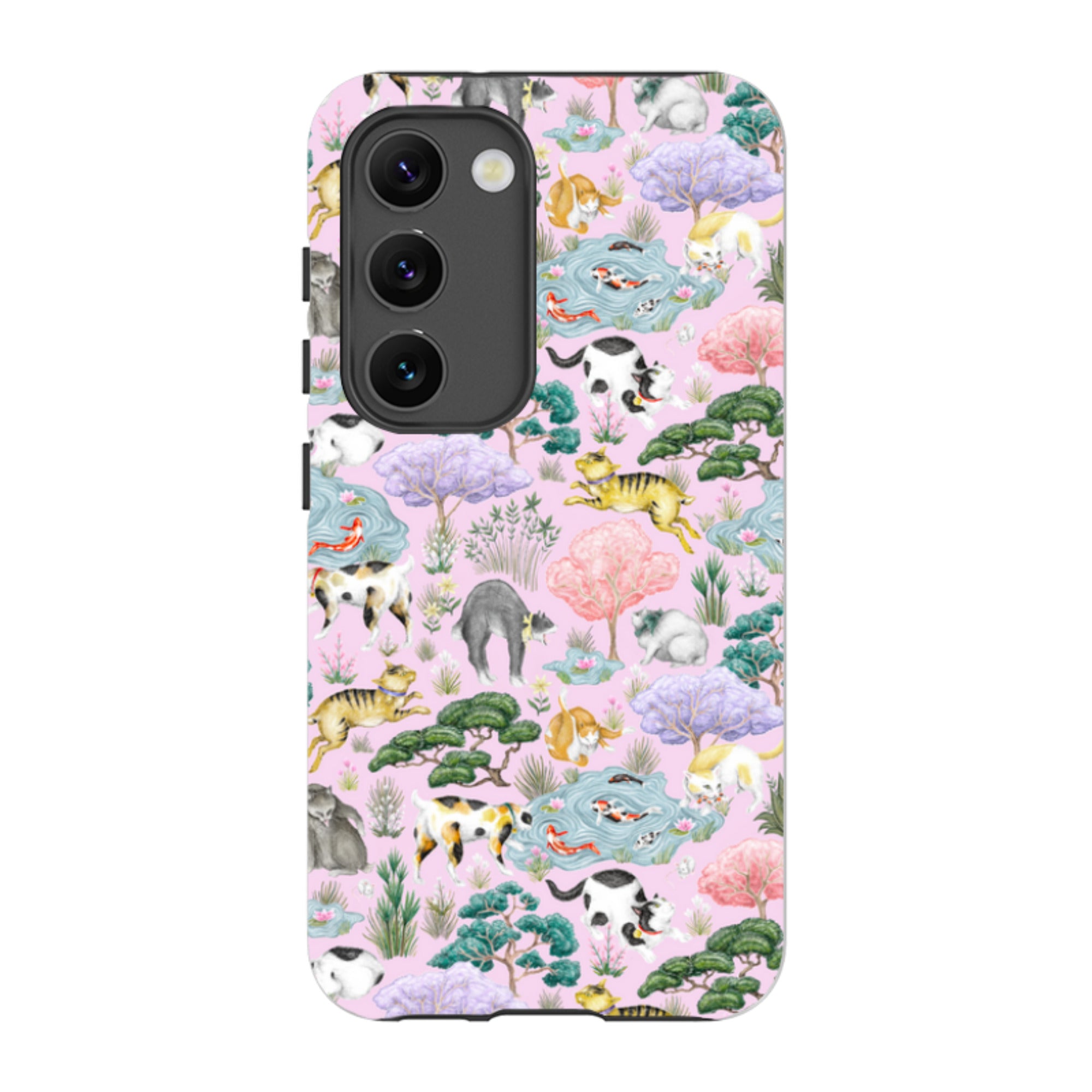 Samsung Tough  Case - Cat Garden By Catherine Rowe