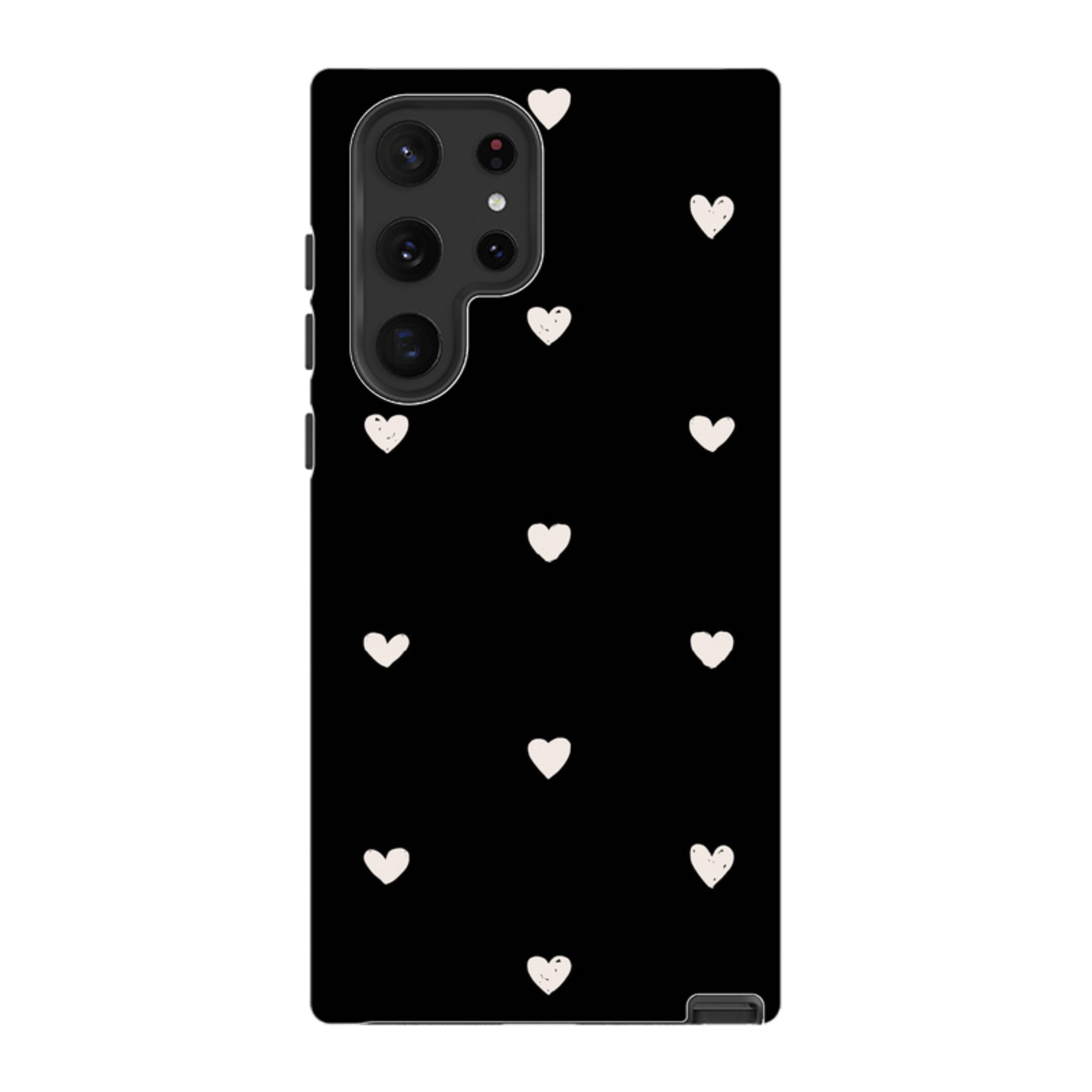 Samsung Tough Case - Hearts Black