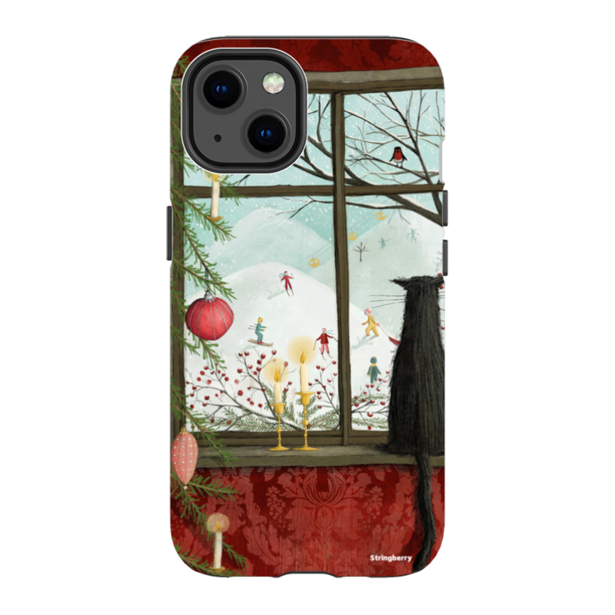 iPhone Tough Case - Christmas Window By Maja Lindberg