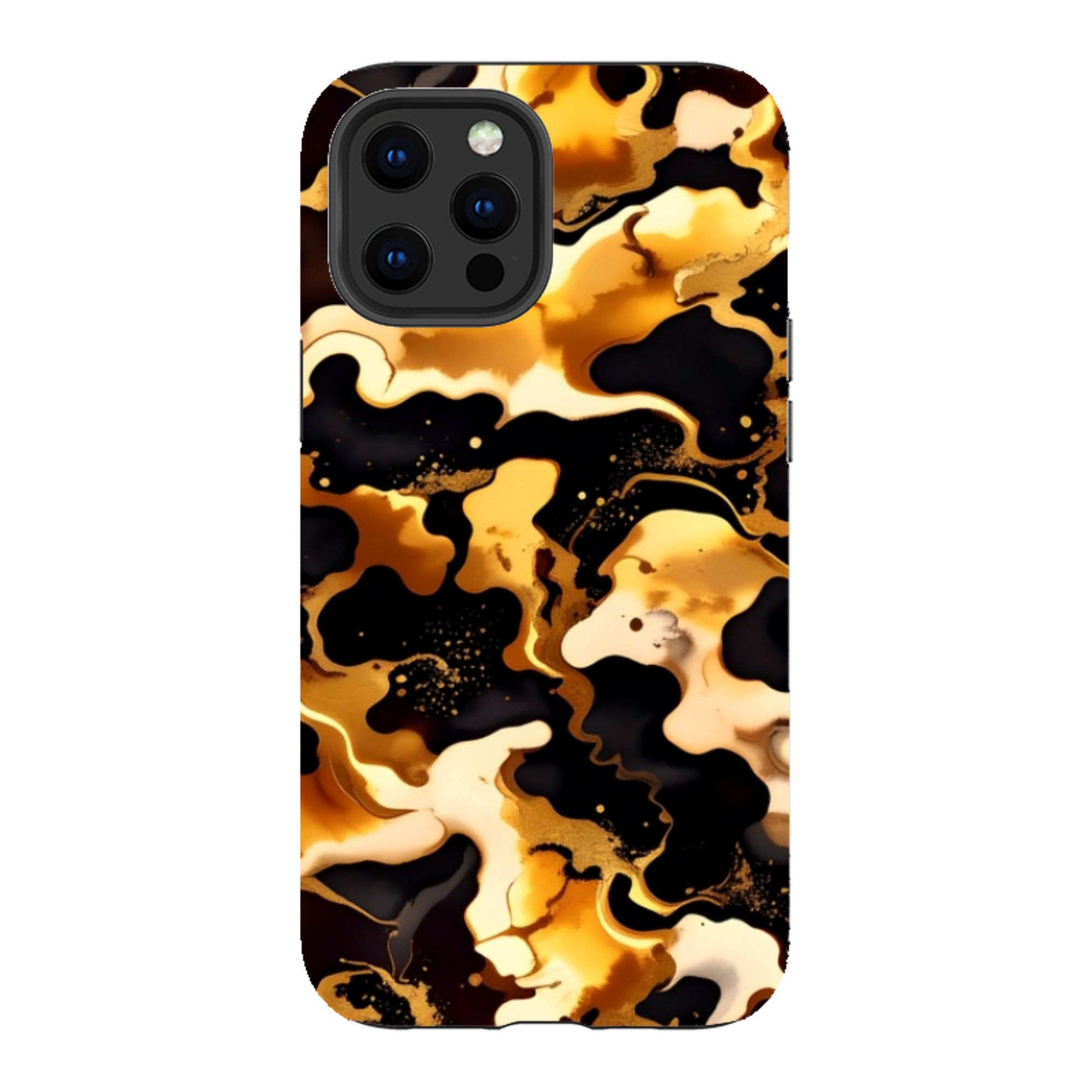 iPhone Tough Case - Fire Marble