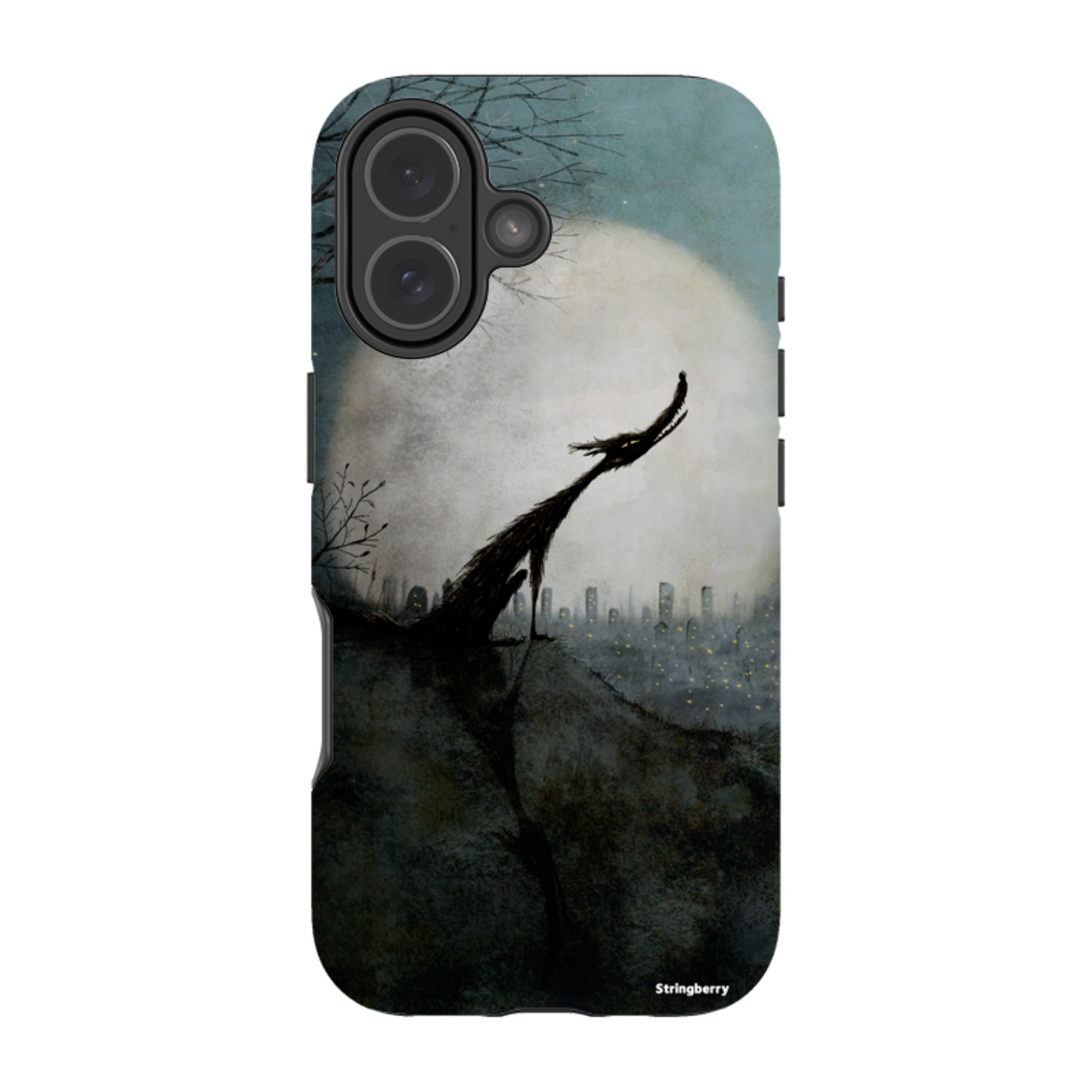 iPhone MagSafe Tough Case - Wolf Moon By Maja Lindberg