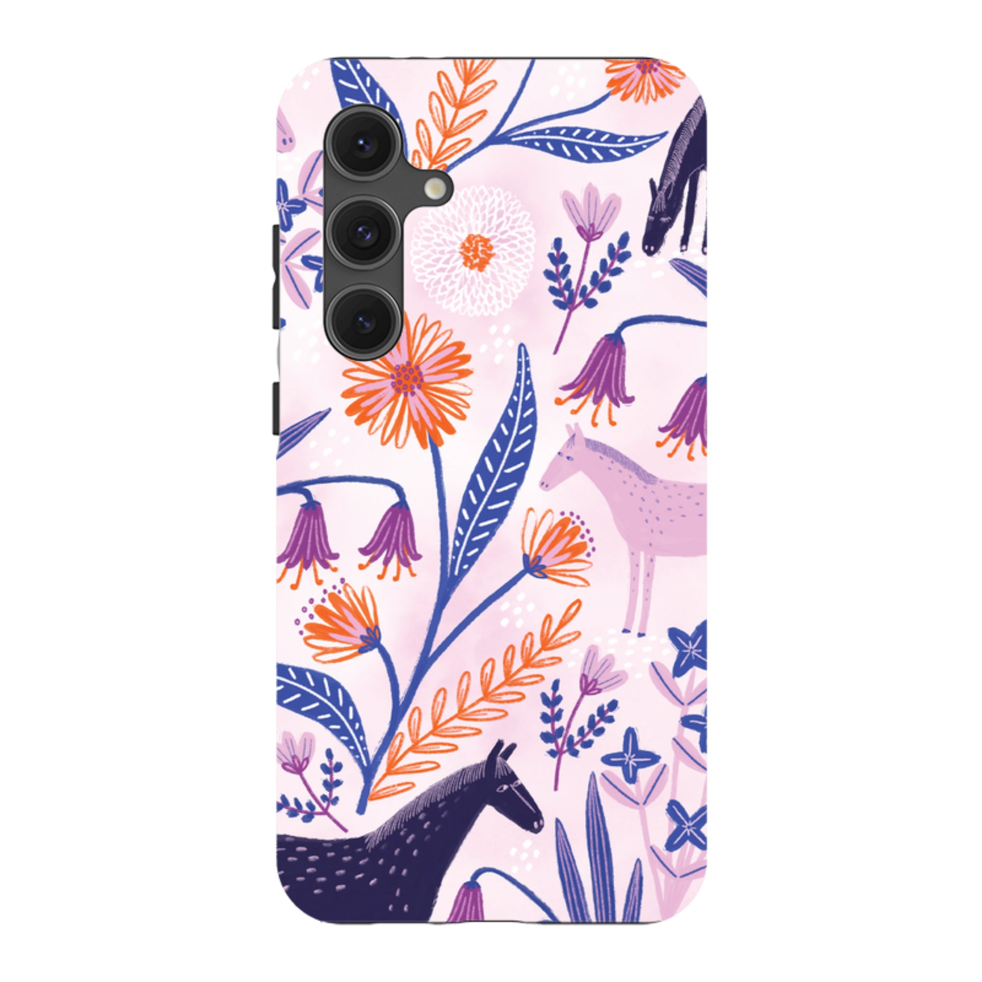 Samsung Tough Case - Wild Ponies Pink By Lee Foster Wilson