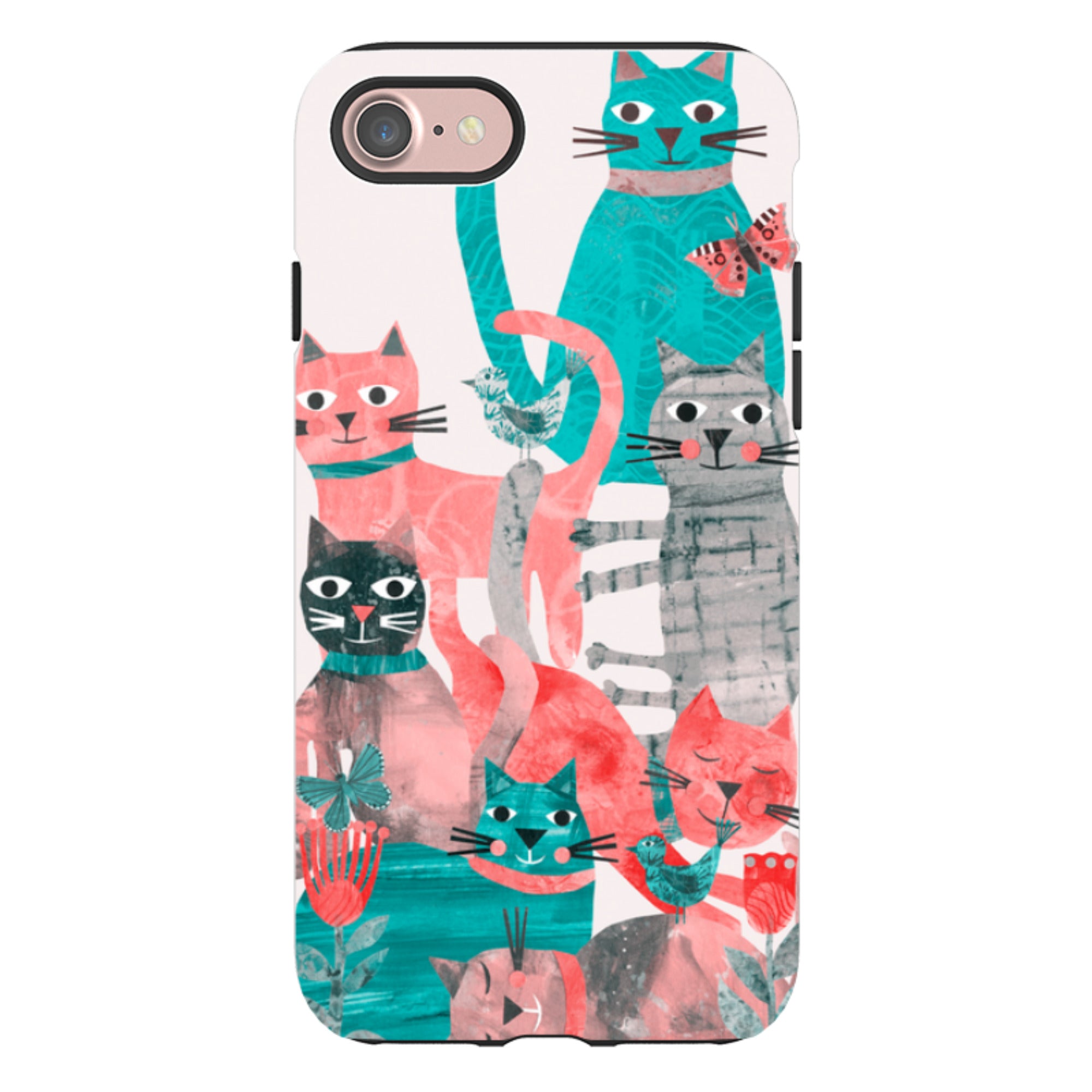 iPhone Case - Cat Party II By Tracey English