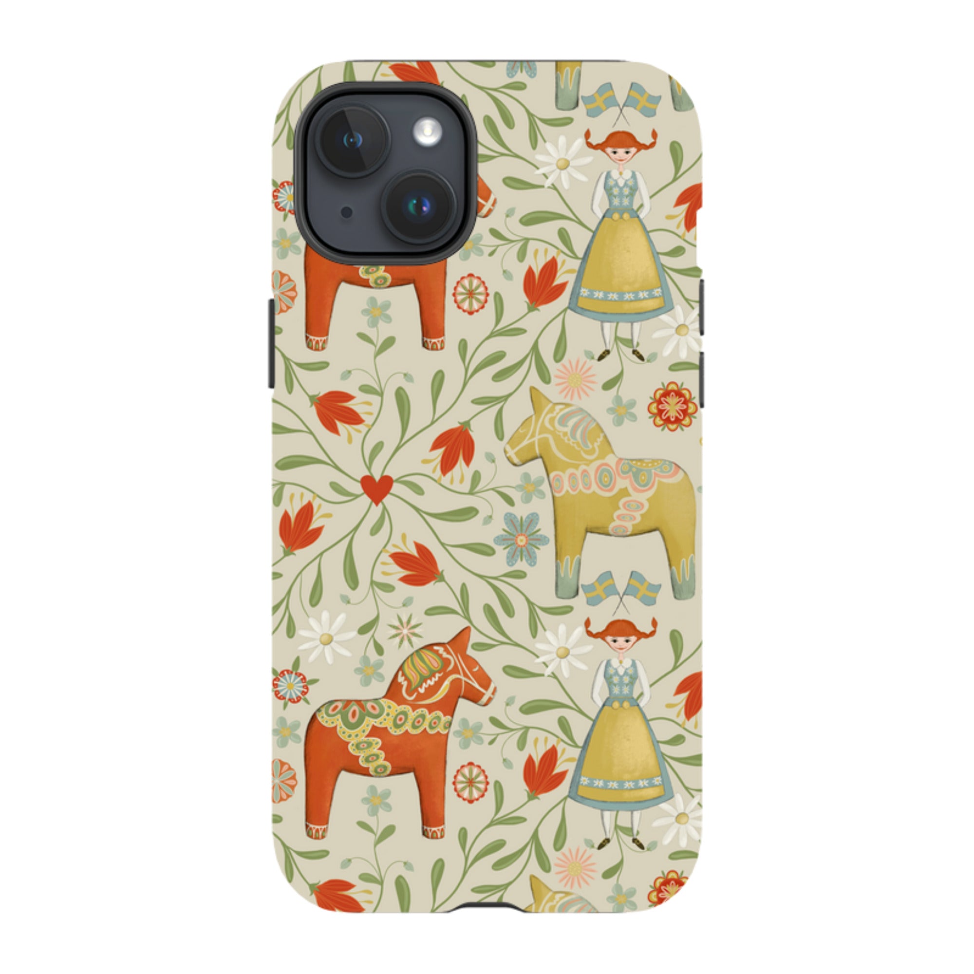 iPhone Case - Dala Horse By Maja Lindberg