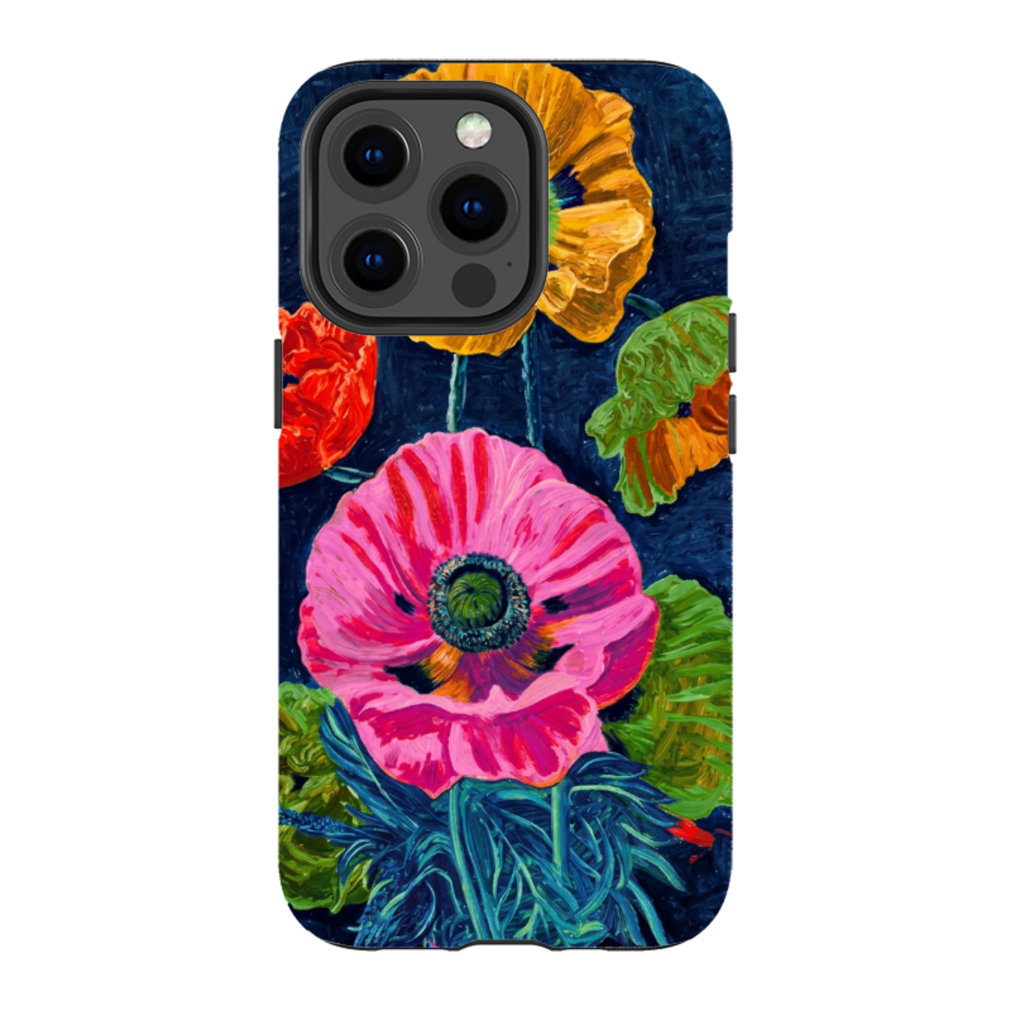 iPhone MagSafe Tough Case - Kisling Poppy Blue