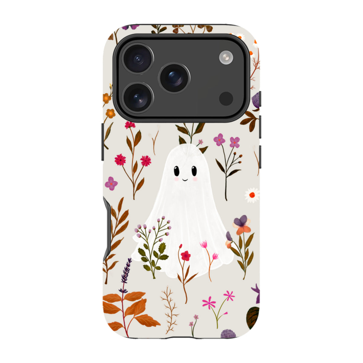 iPhone Tough Case - Ghost in the Garden - Stone Multi By Katherine Quinn