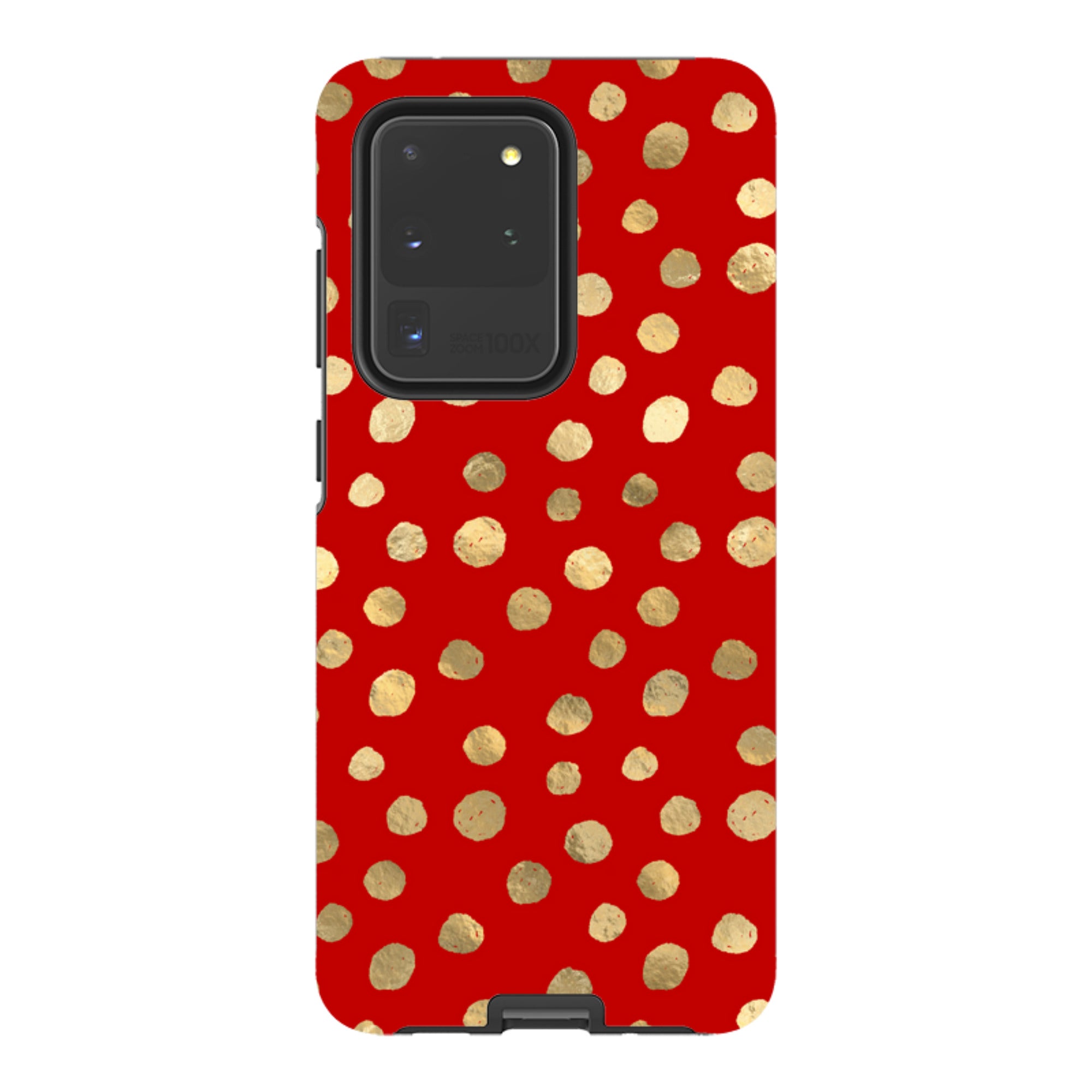 Samsung Tough Case - Burgundy and Gold Stars