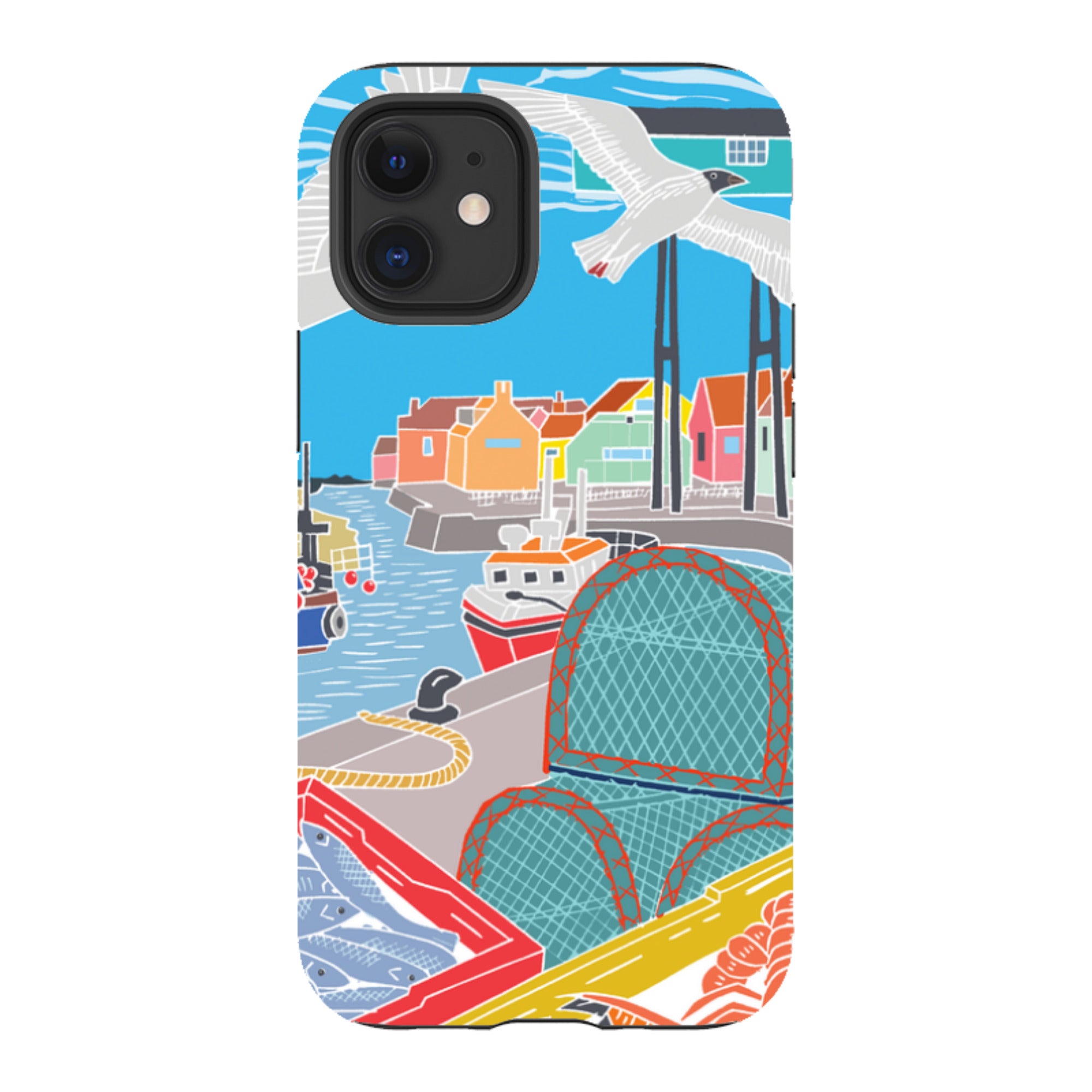 iPhone Tough Case - Bright Houses By Kate Heiss