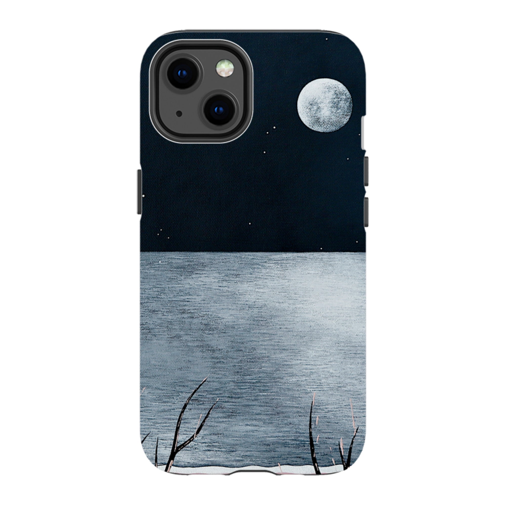 iPhone Tough Case - Night Of The Huge Moon By Natasha Newton