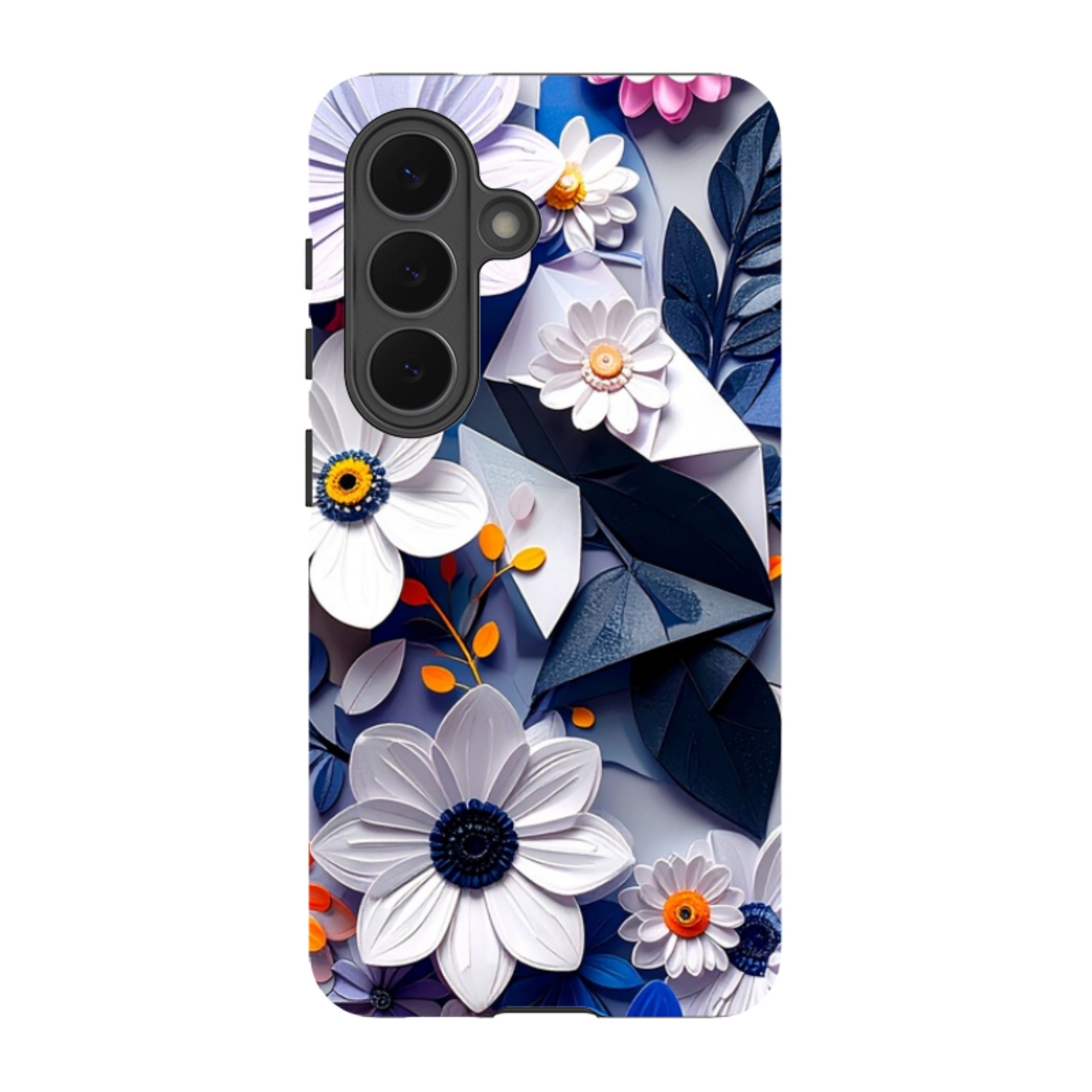 Samsung Tough Case - Summer Blue Florals