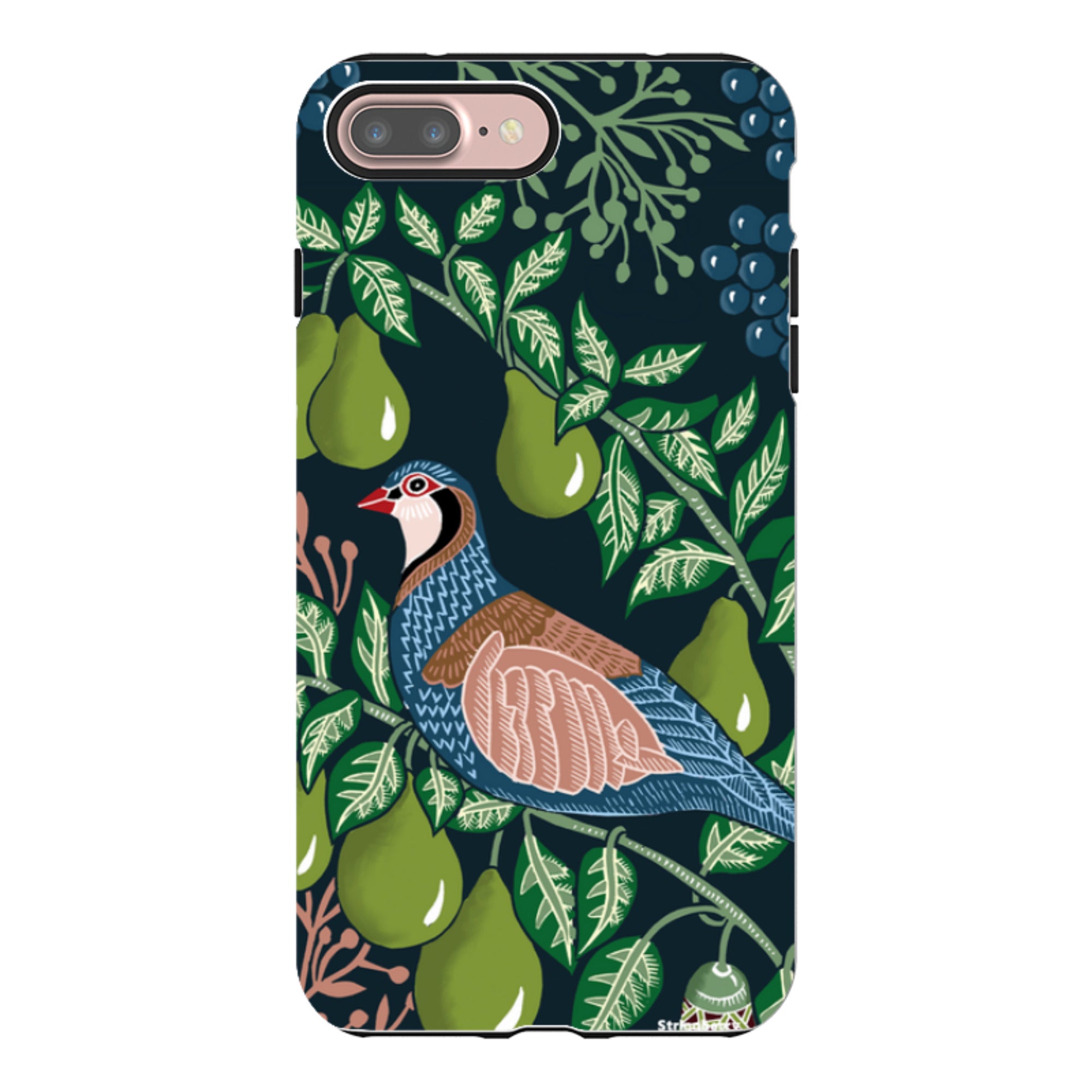 iPhone Tough Case - Partridge In Pear Tree By Kate Heiss